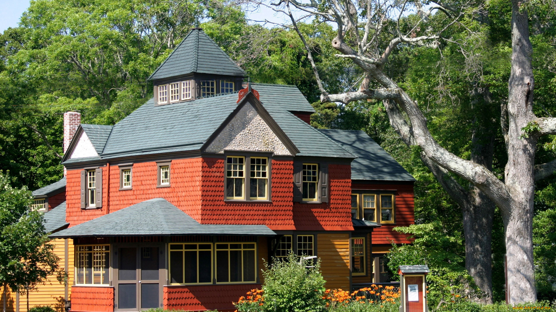 the, john, peto, studio, museum, города, здания, дома, музей