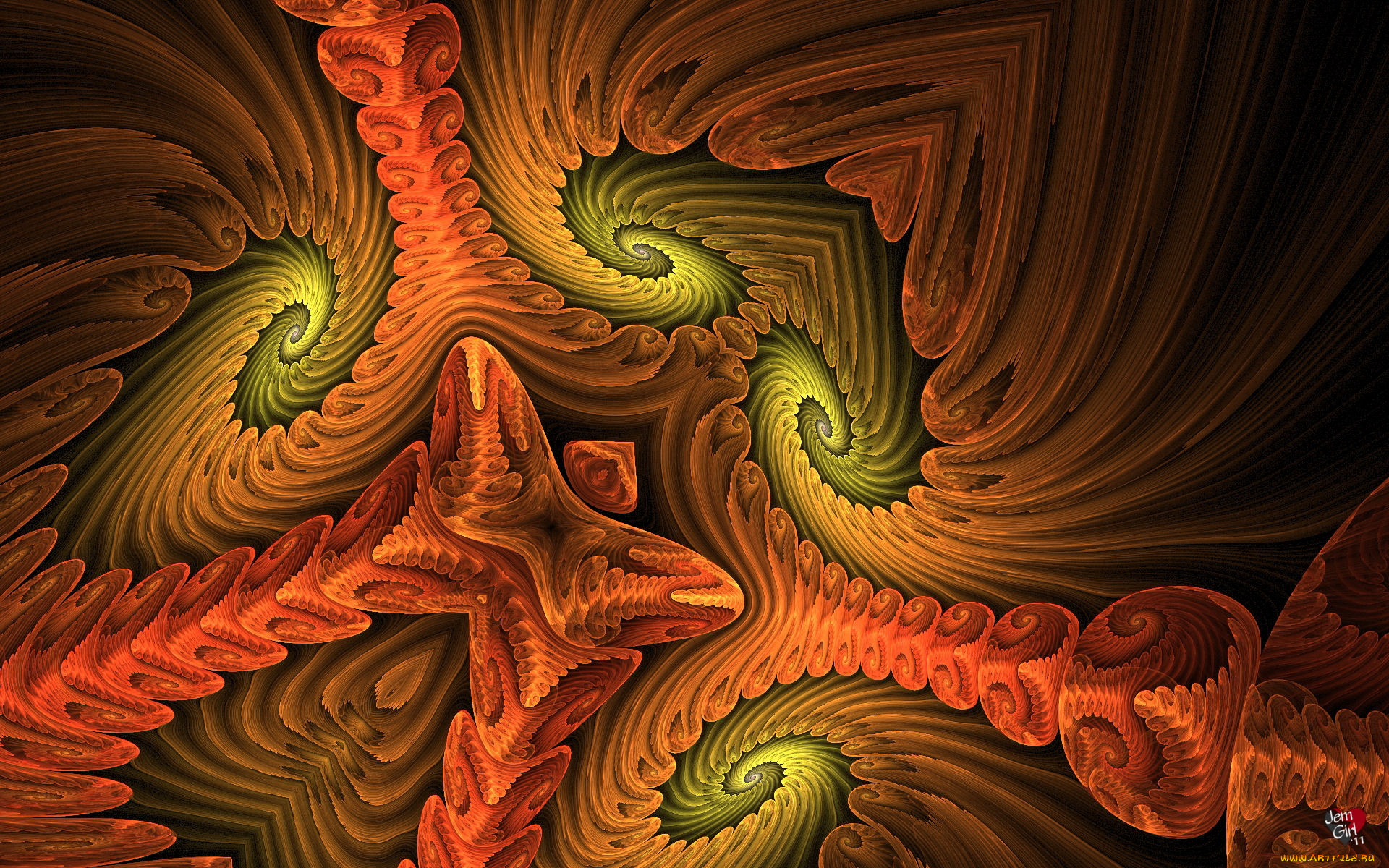 3д, графика, fractal, фракталы, фрактал