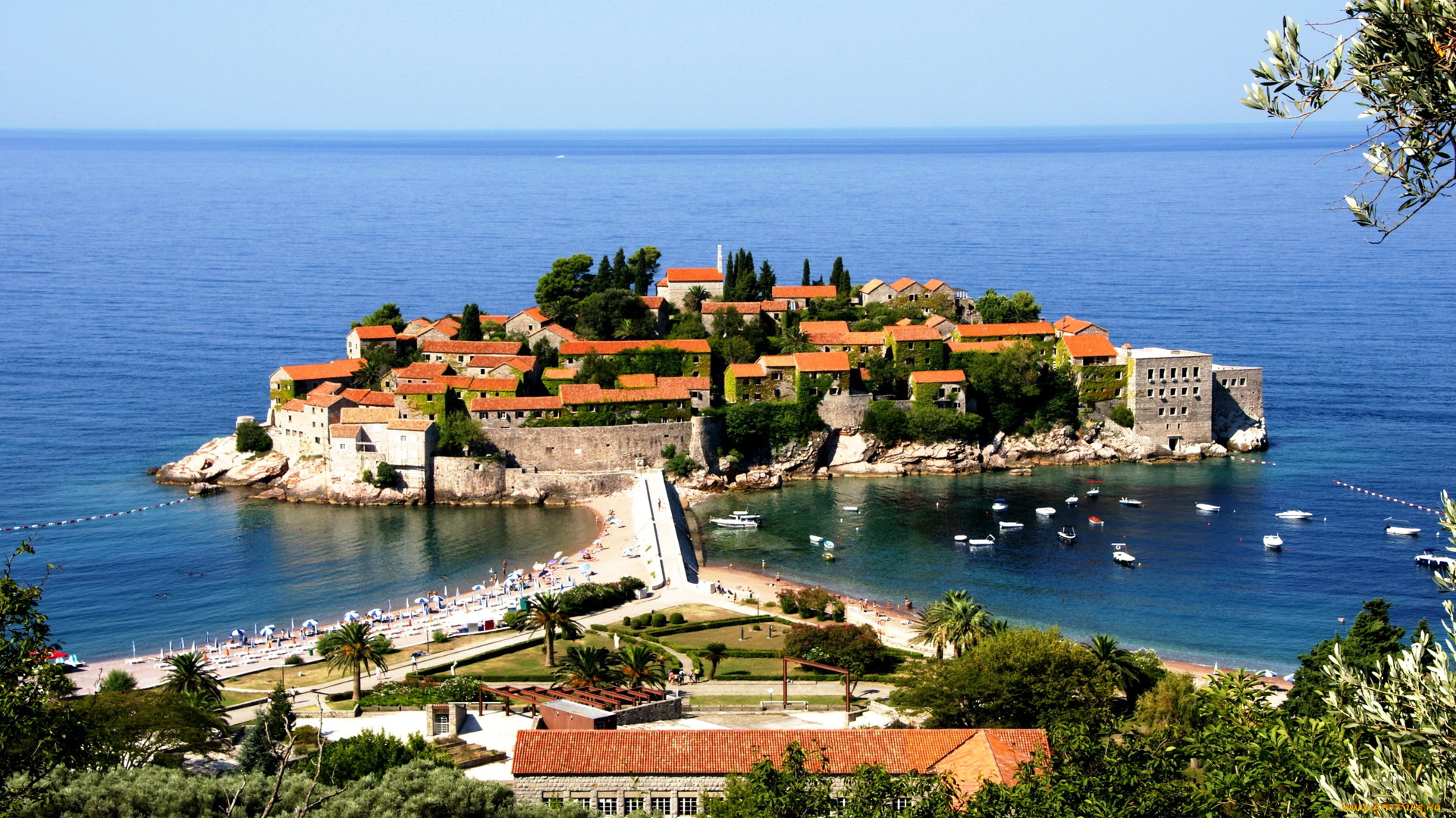 sveti, stefan, montenegro, Черногория, города, панорамы, гостиницы, отдых