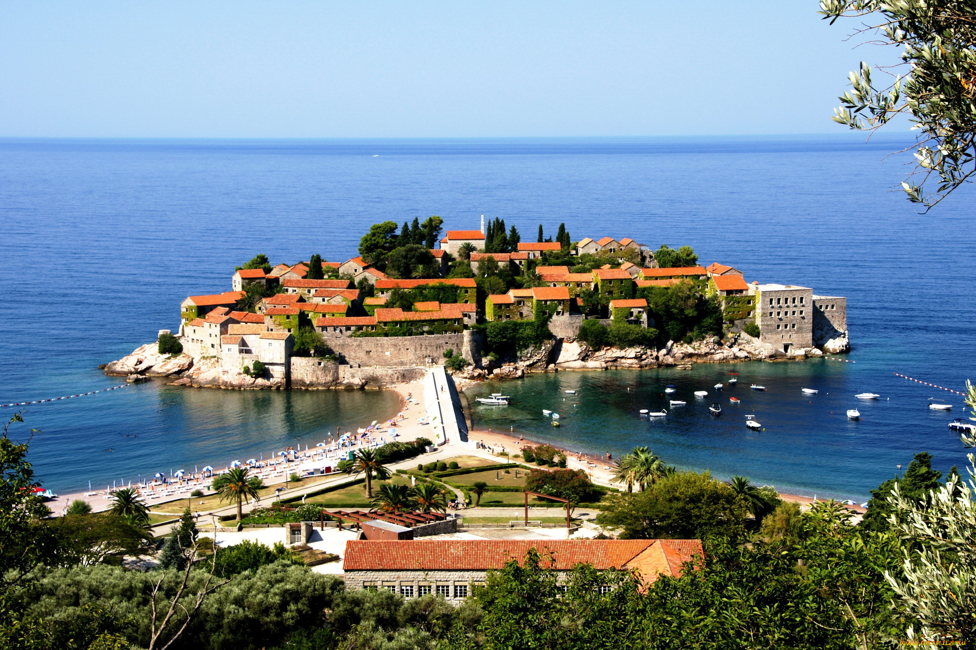 sveti, stefan, montenegro, Черногория, города, панорамы, гостиницы, отдых
