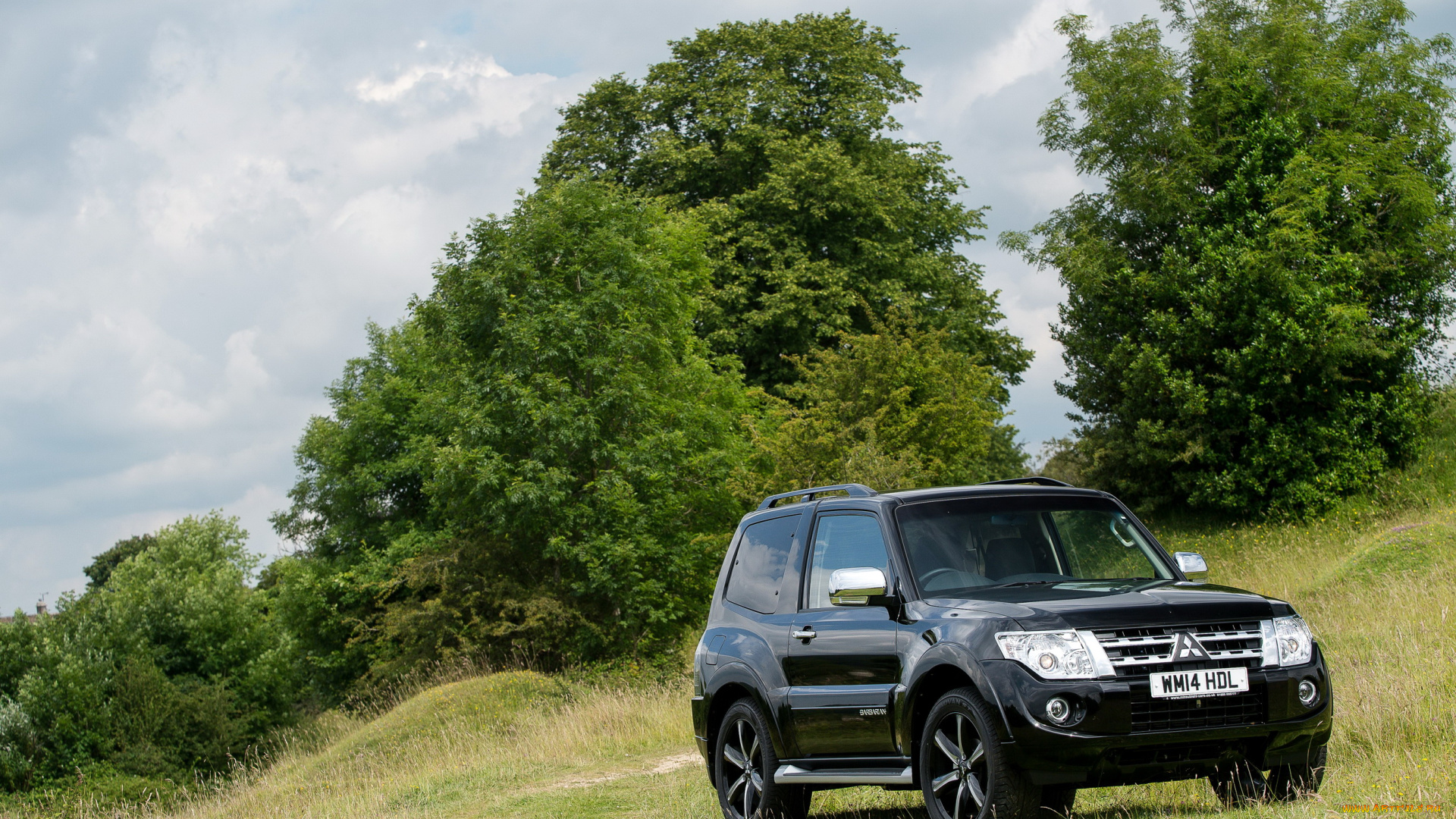 2014, mitsubishi, shogun, swb, barbarian, автомобили, mitsubishi, металлик, тюнинг, черный, пейзаж