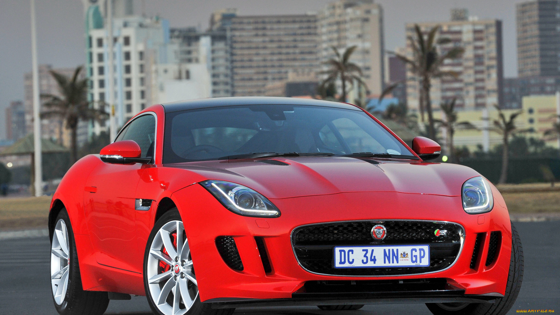 автомобили, jaguar, красный, za-spec, 2014г, s, coupе, f-type