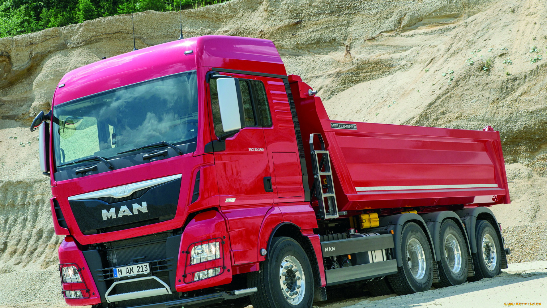 автомобили, man, 2014г, 8x4, 35-560, tgx, meiller-kipper