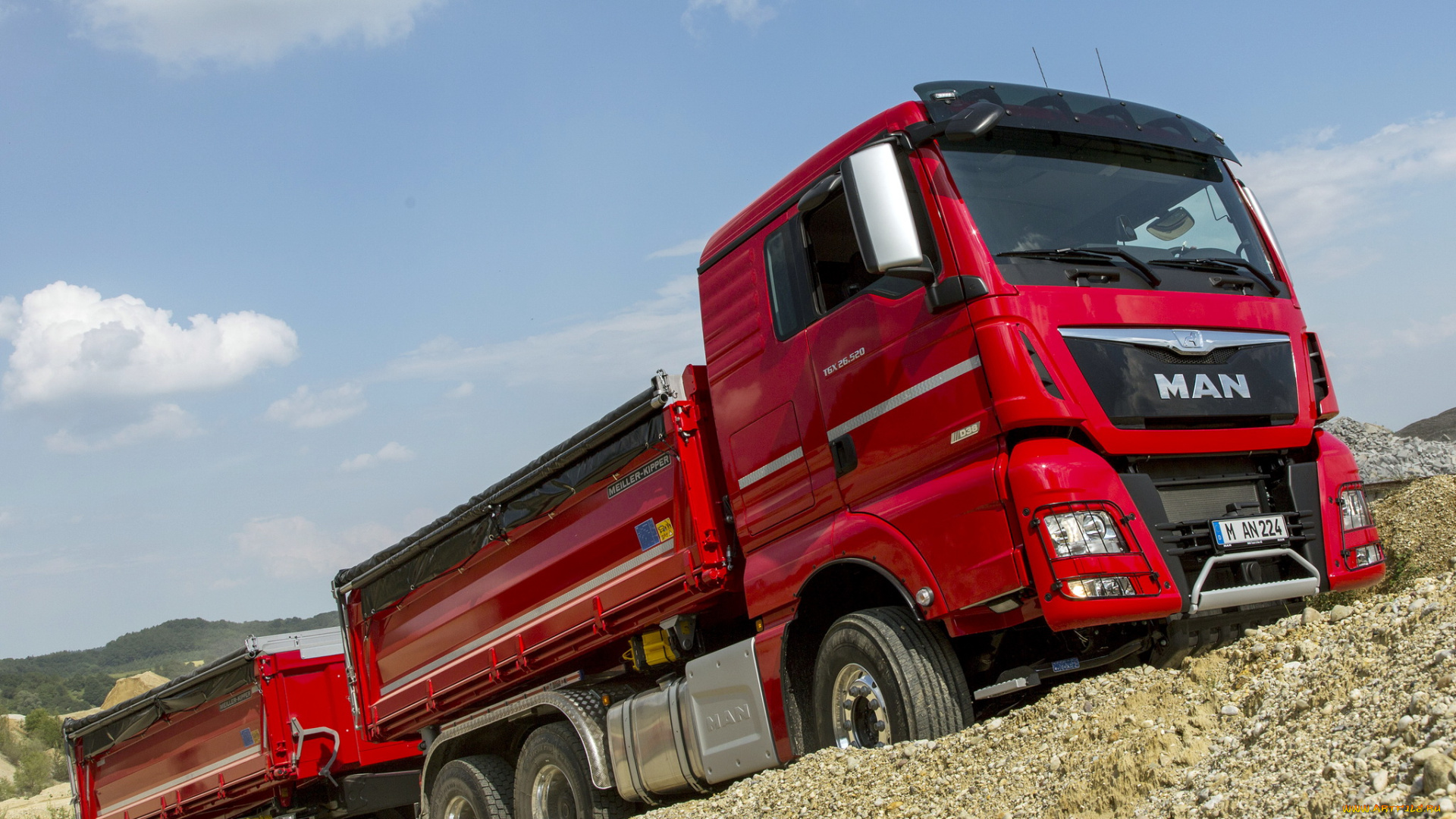 автомобили, man, 26-520, 2014г, meiller-kipper, 6x4, tgx