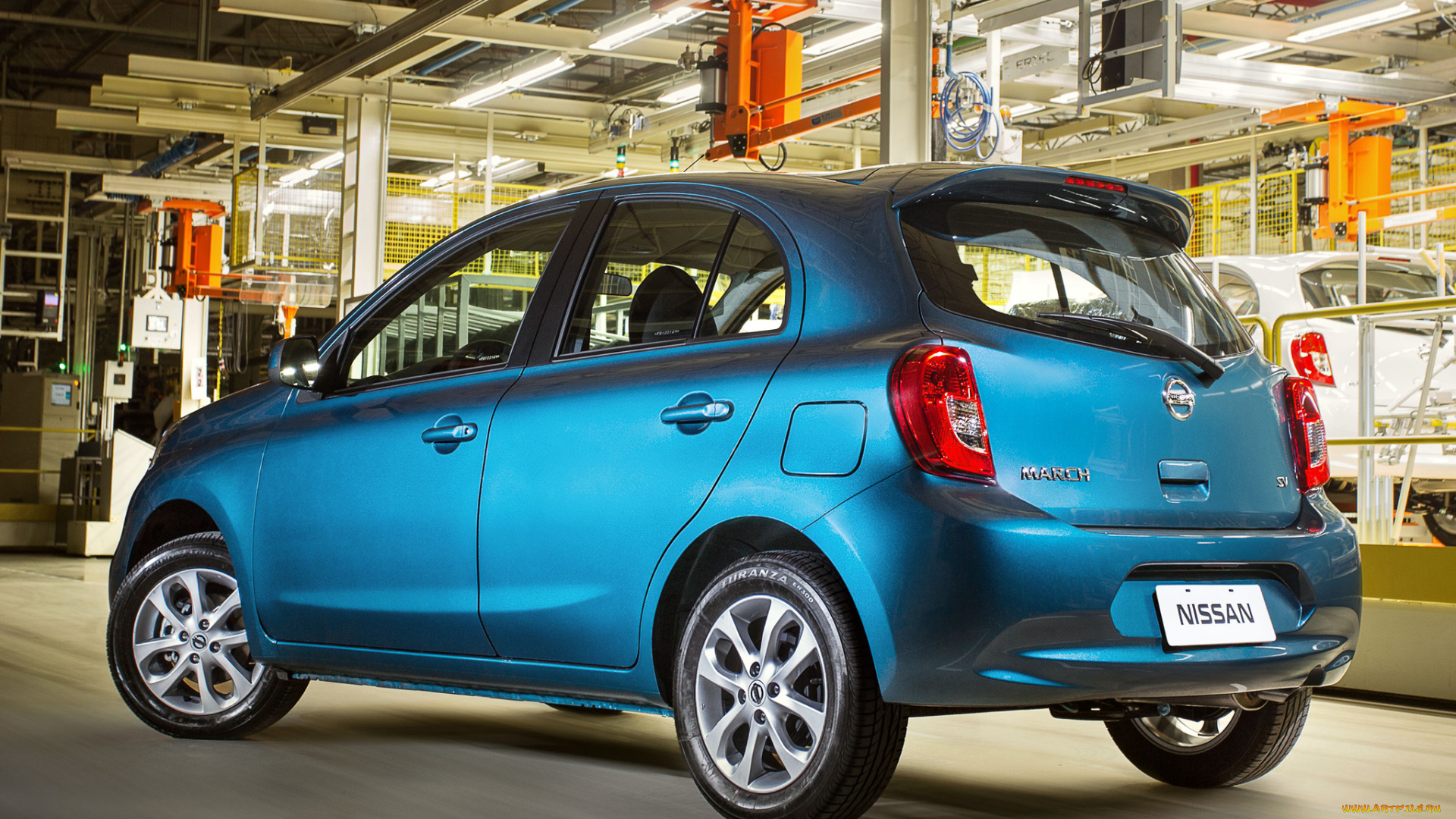 автомобили, nissan, datsun, br-spec, синий, march, 2014, г, k13