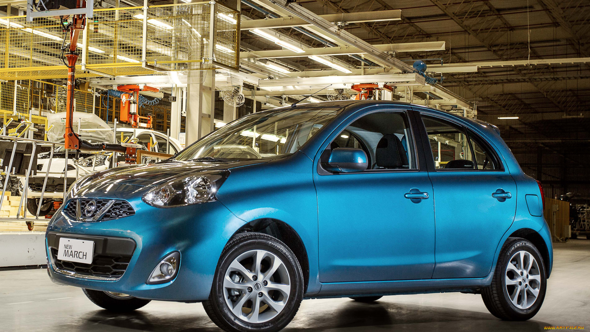 автомобили, nissan, datsun, синий, 2014, г, k13, br-spec, march