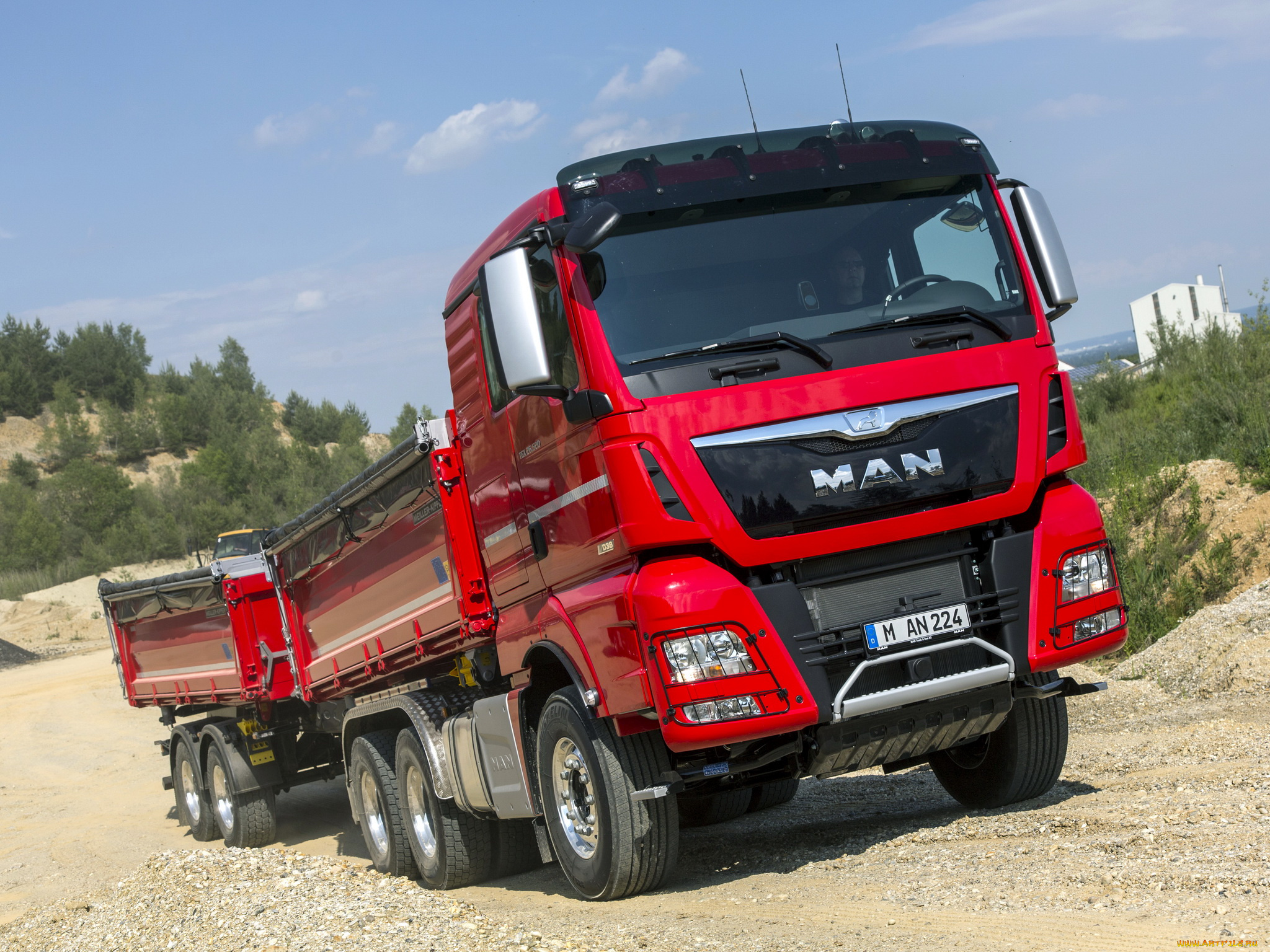 автомобили, man, meiller-kipper, 6x4, 26-520, tgx, 2014г