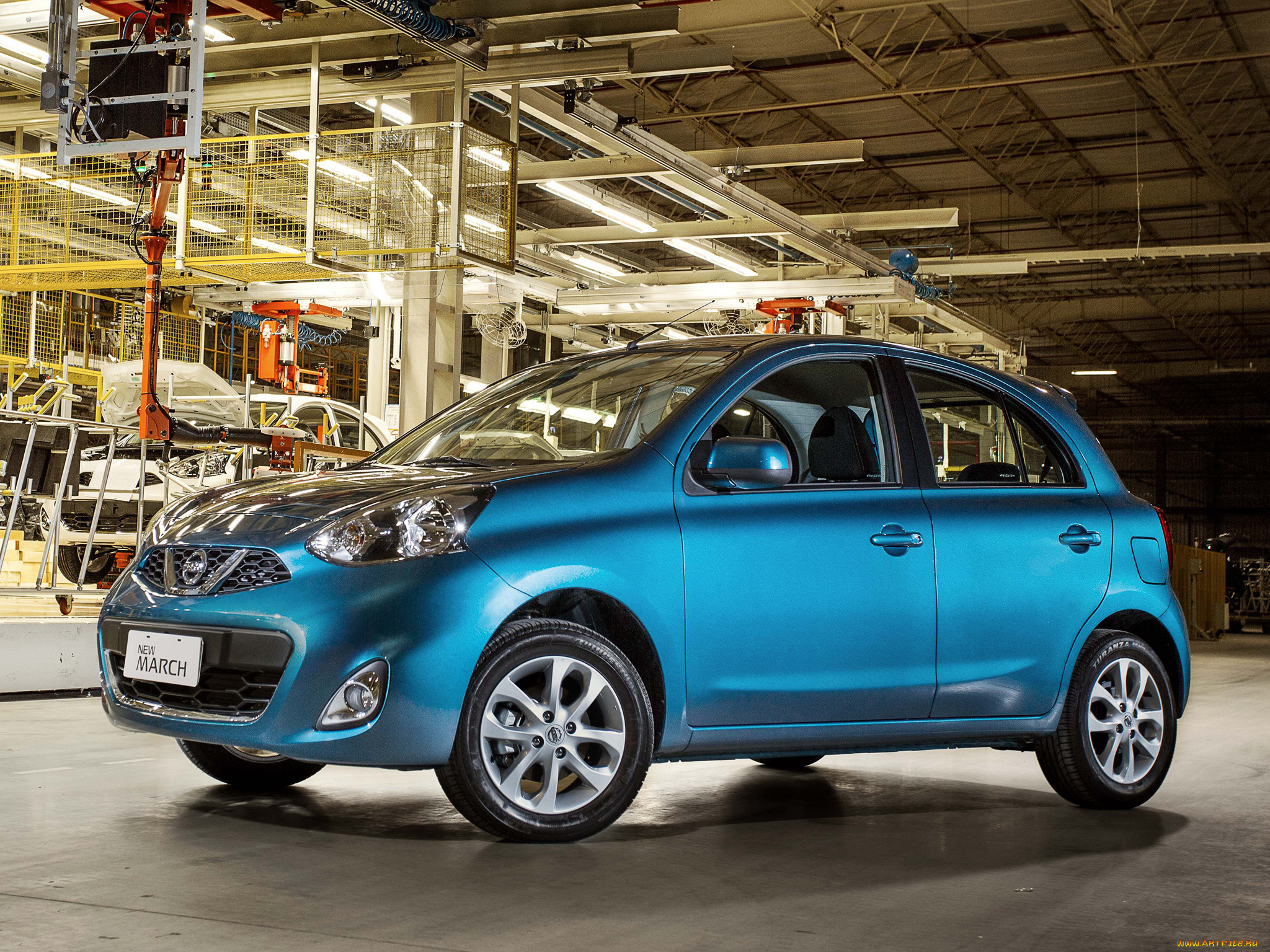 автомобили, nissan, datsun, синий, 2014, г, k13, br-spec, march