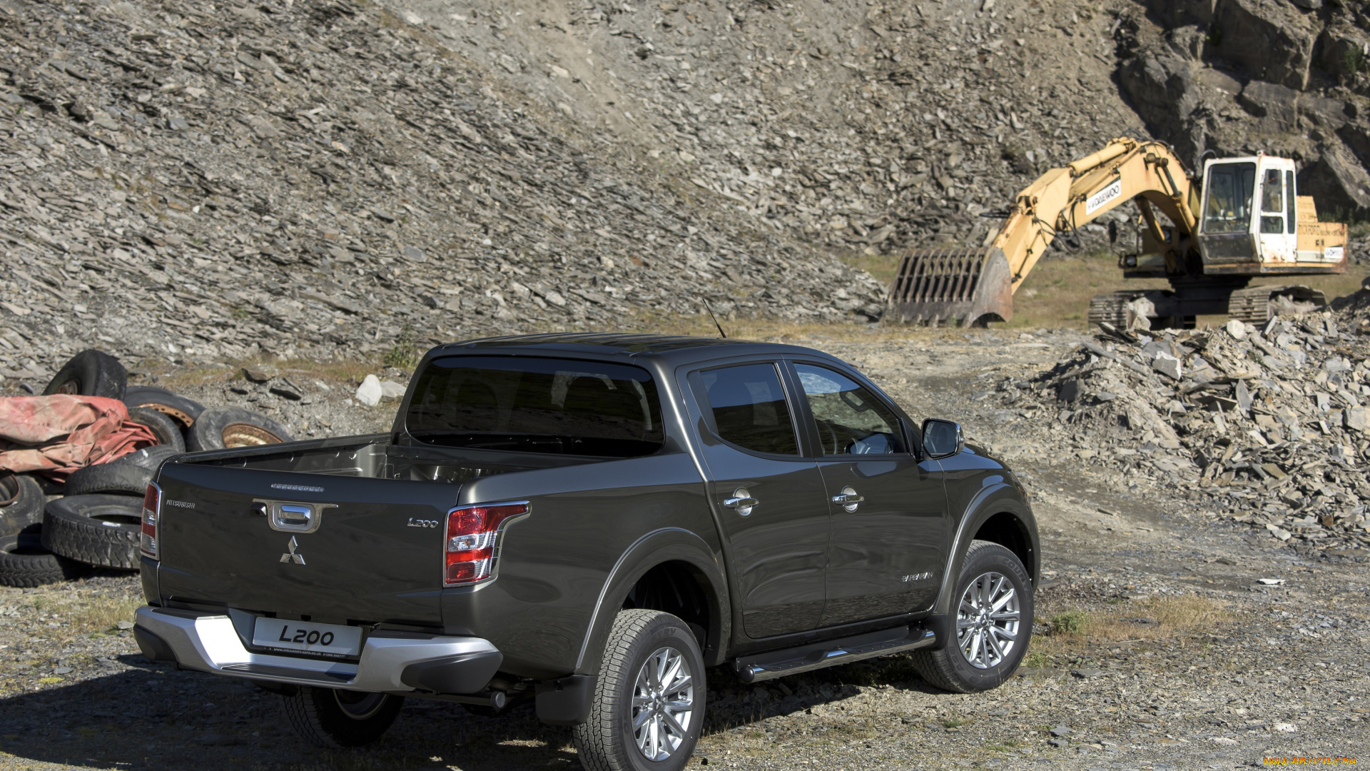 автомобили, mitsubishi, темный, 2015г, barbarian, l200