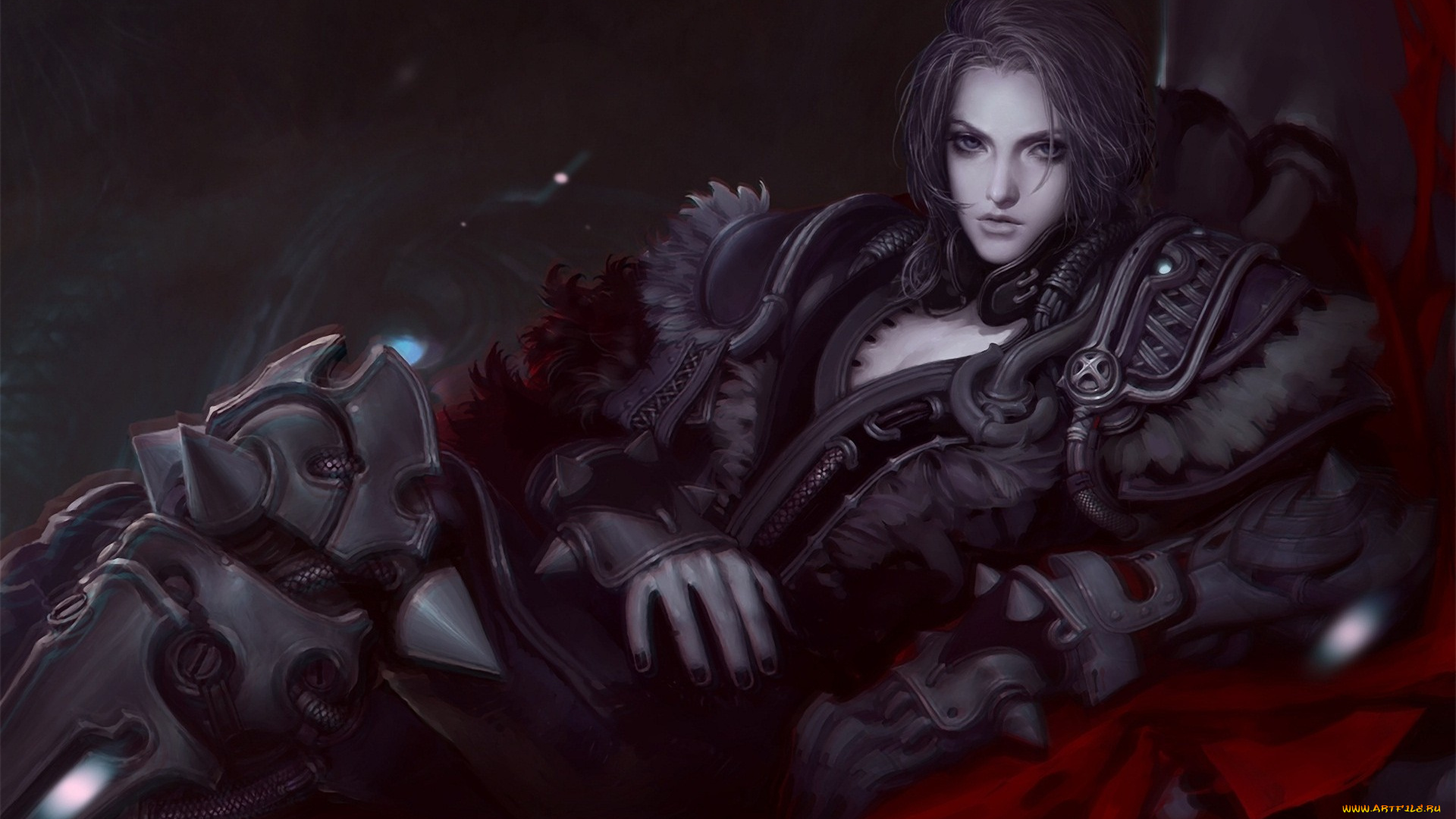 фэнтези, девушки, арт, фентези, девушка, воительница, доспехи