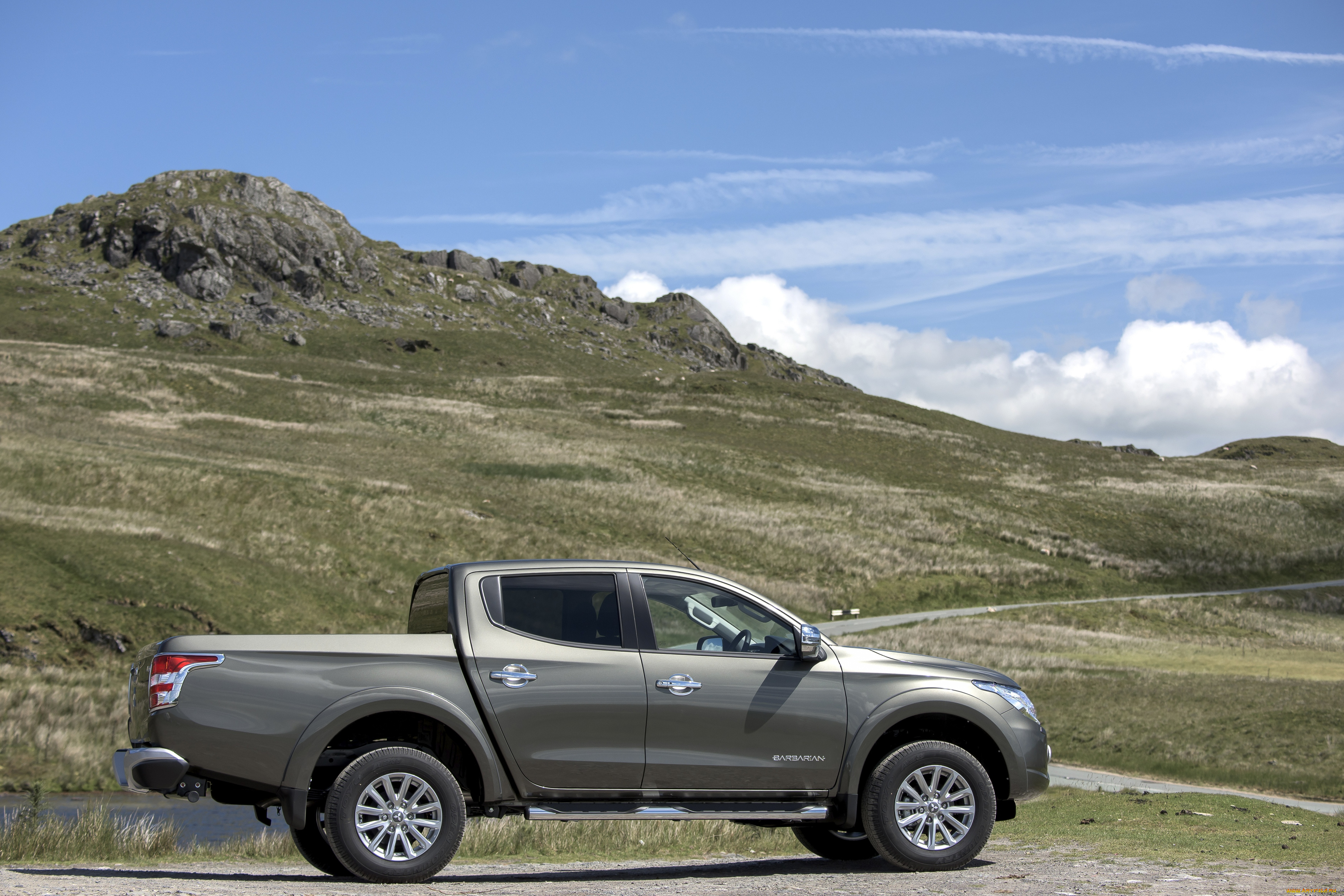 автомобили, mitsubishi, темный, 2015г, barbarian, l200