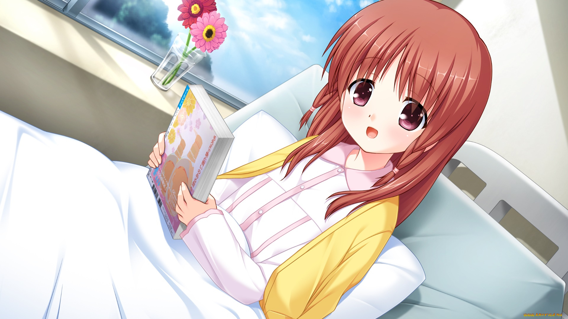 аниме, angel, beats, взгляд, девушка, фон