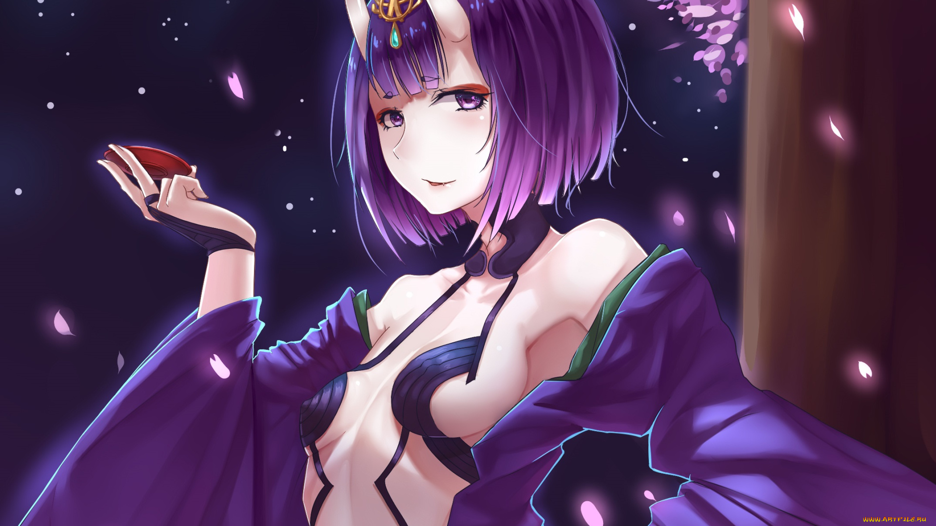 аниме, fate, stay, night, девушка