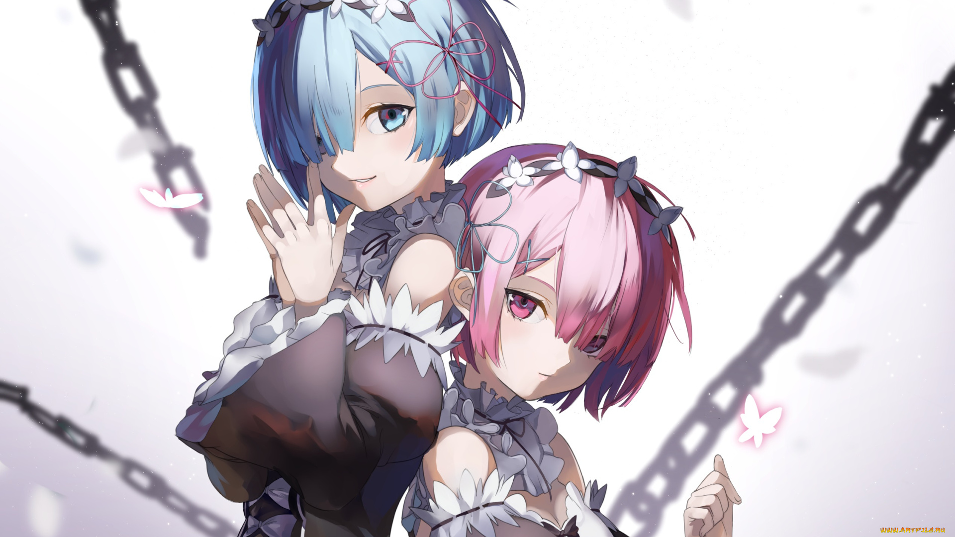 аниме, re, , zero, kara, hajimeru, isekai, seikatsu, девушки