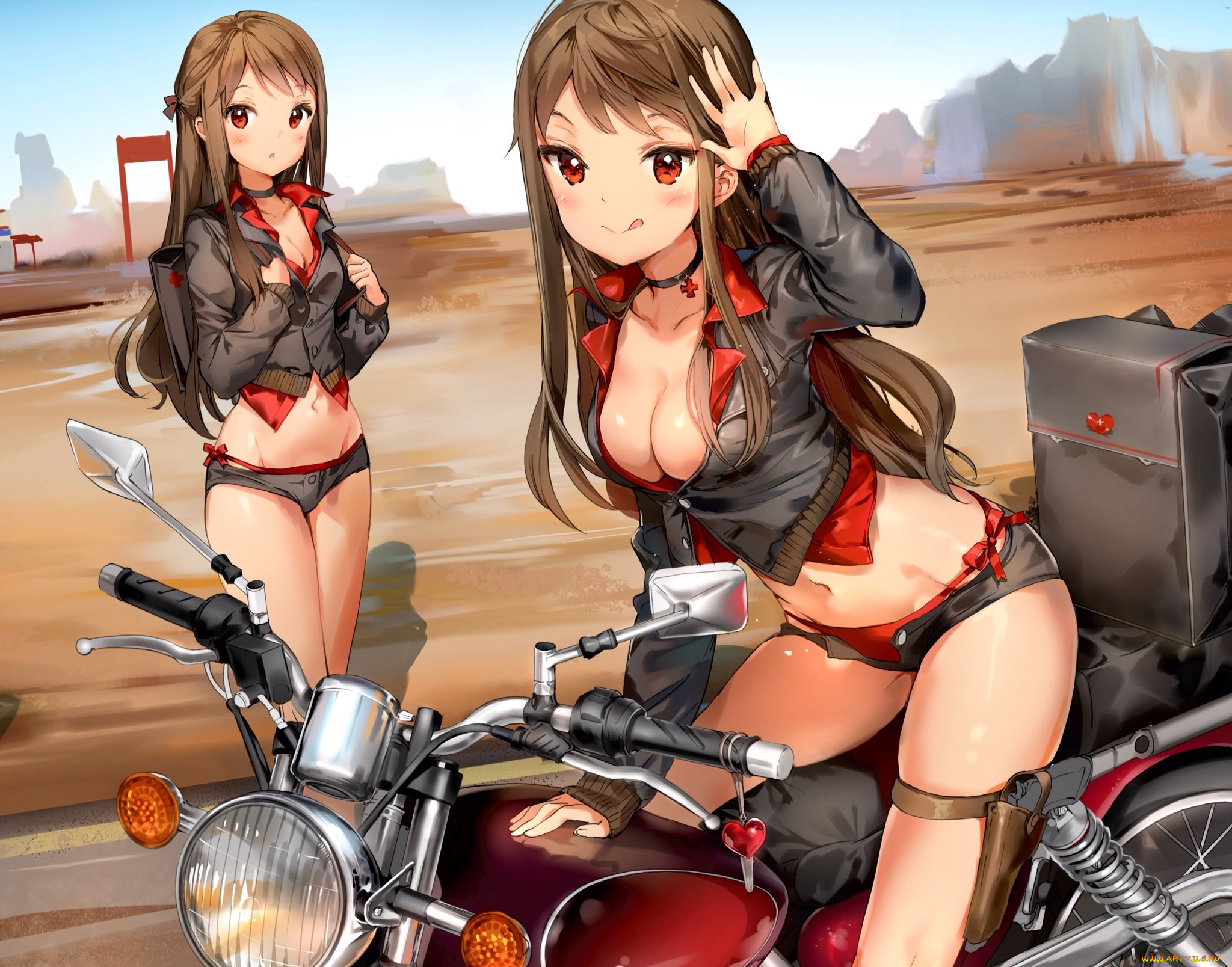 аниме, оружие, , техника, , технологии, девушки