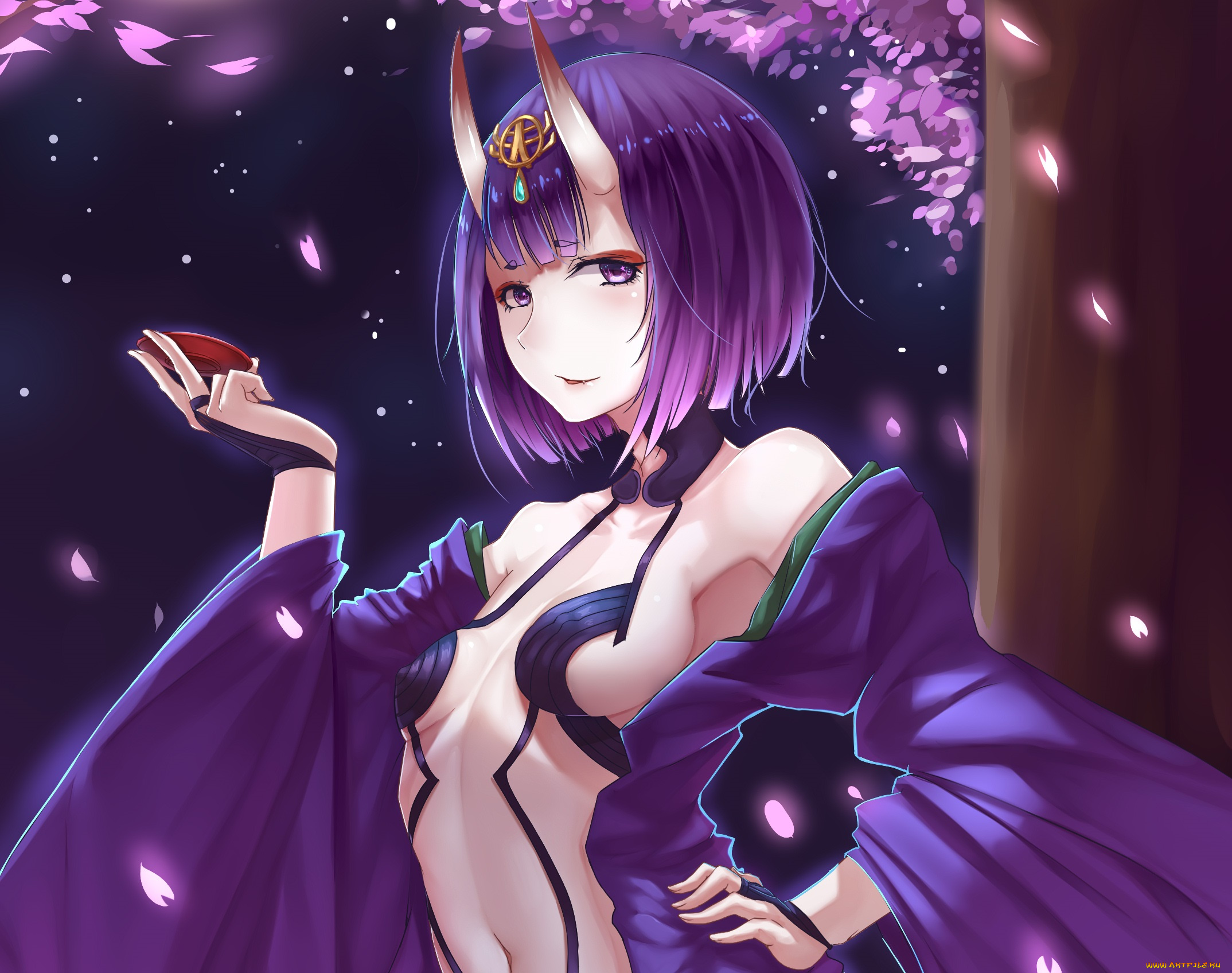 аниме, fate, stay, night, девушка