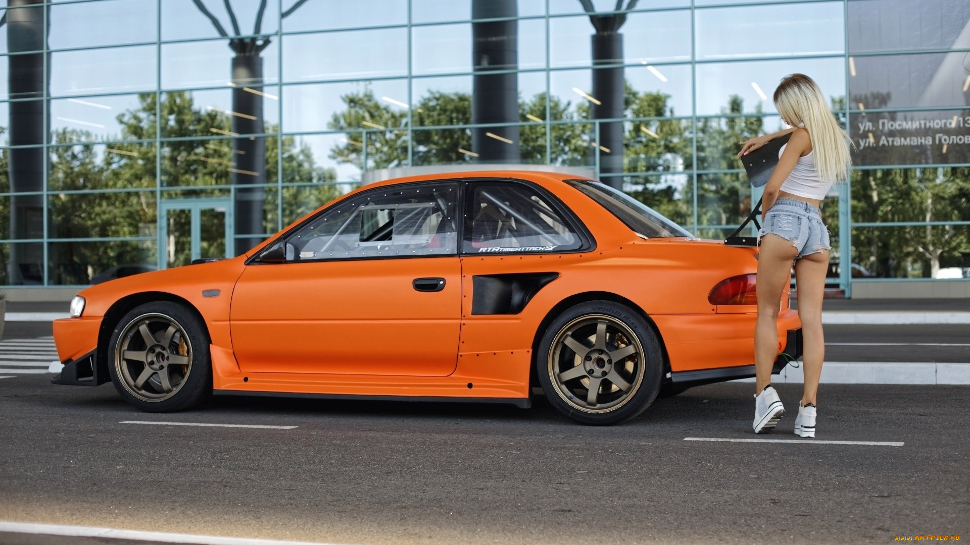 автомобили, -авто, с, девушками, автомобиль, взгляд, фон, девушка