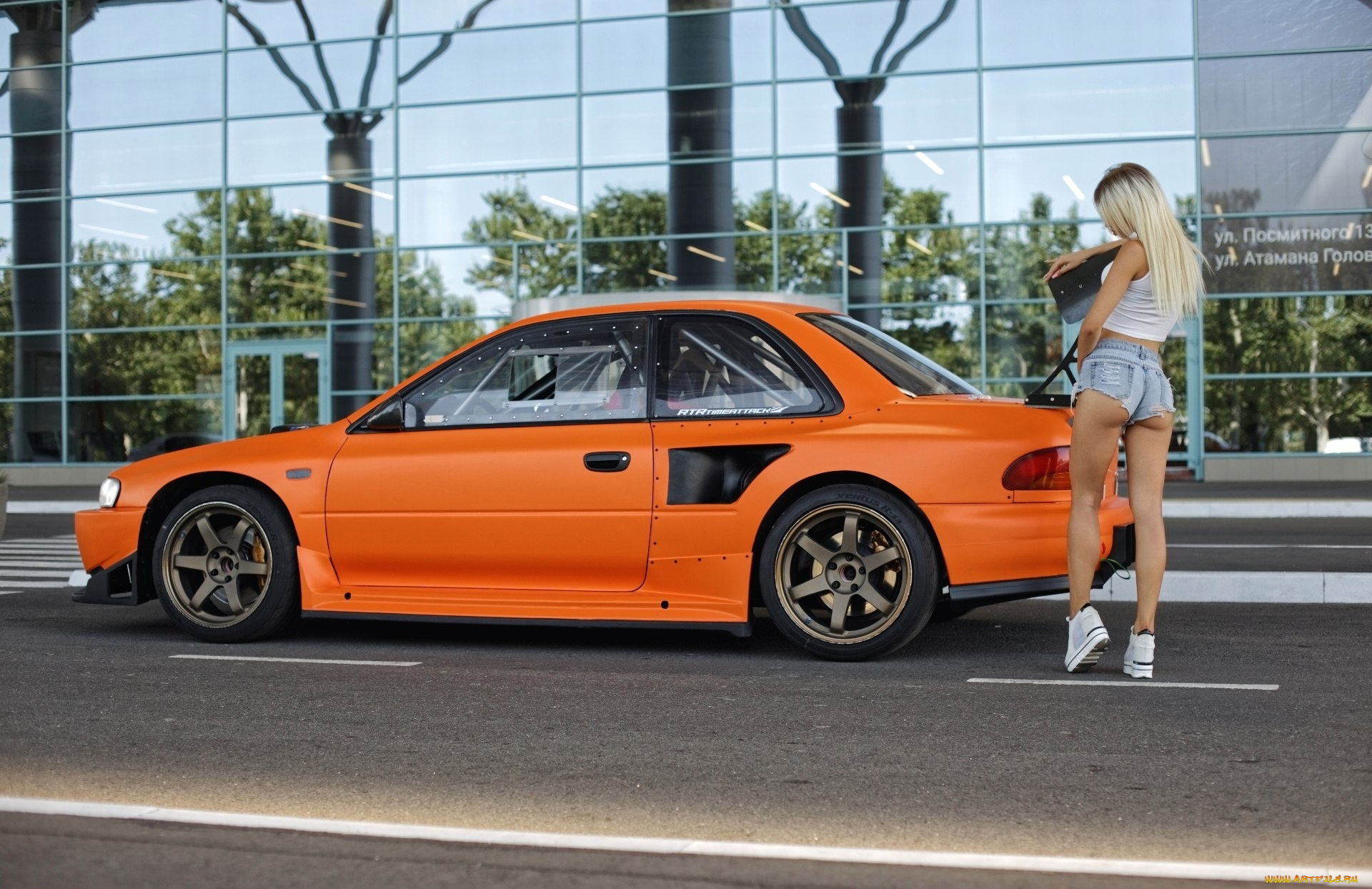 автомобили, -авто, с, девушками, автомобиль, взгляд, фон, девушка