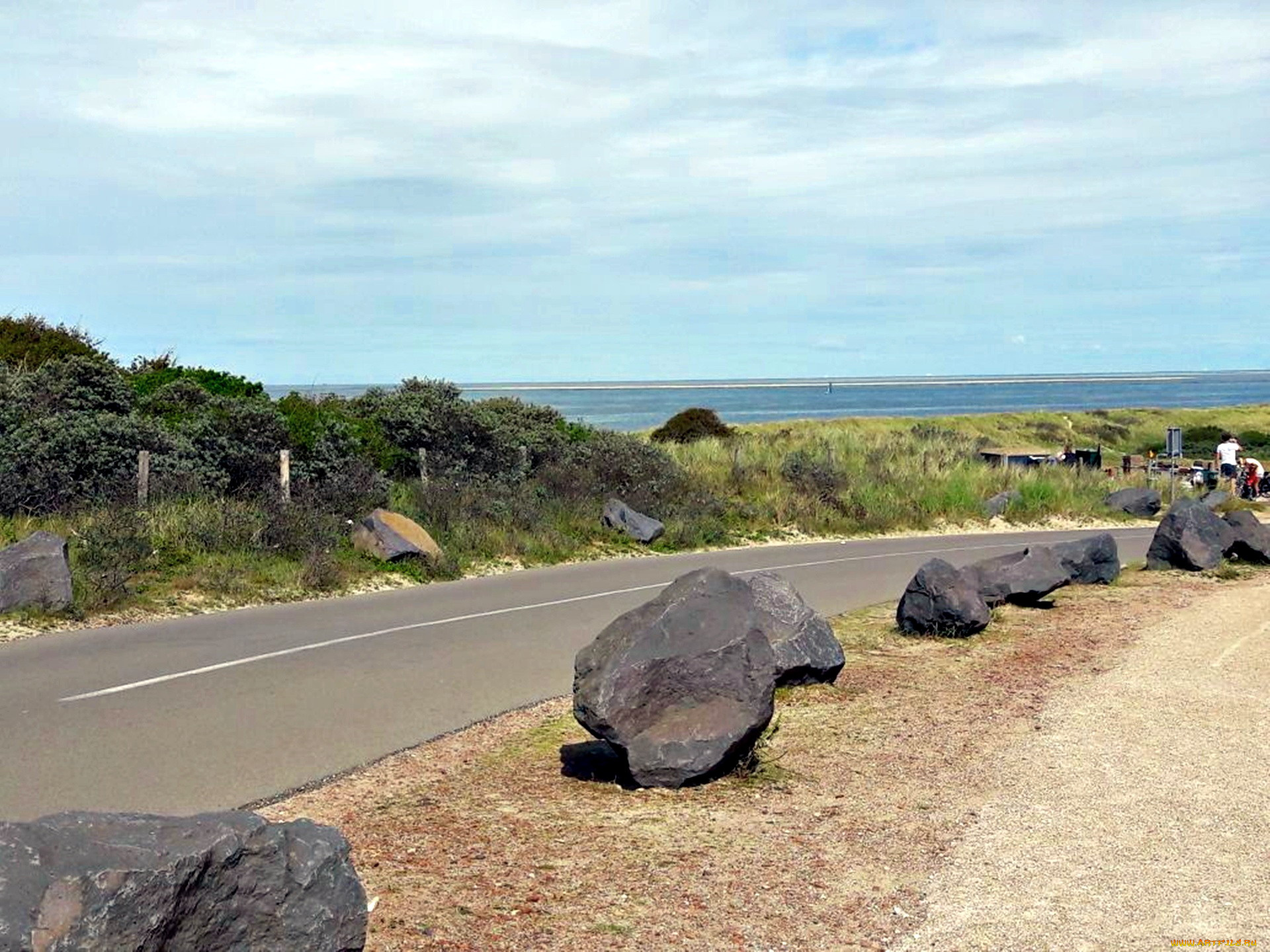 природа, дороги, валуны, дорога, камни, шоссе