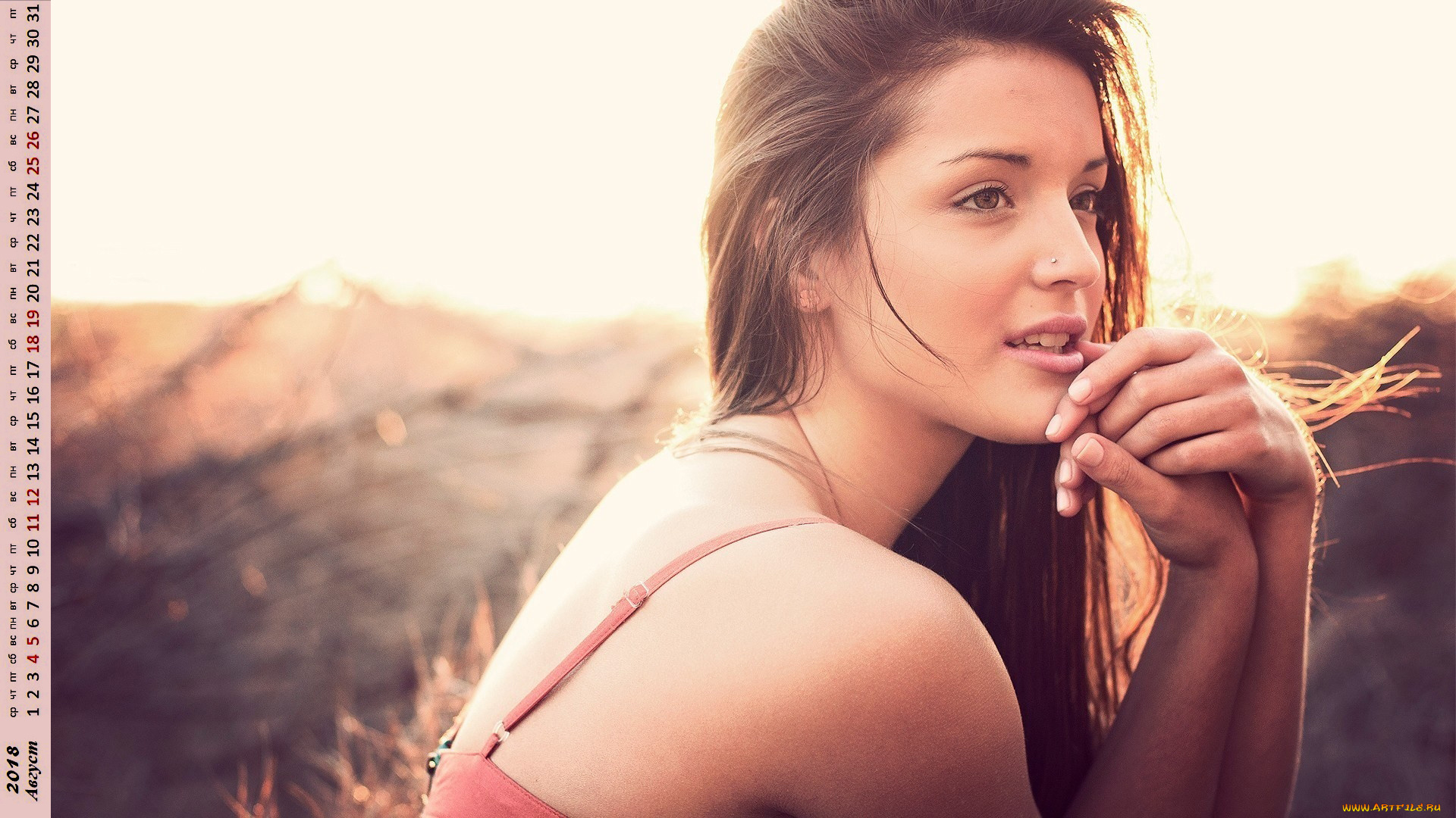 календари, девушки, лицо