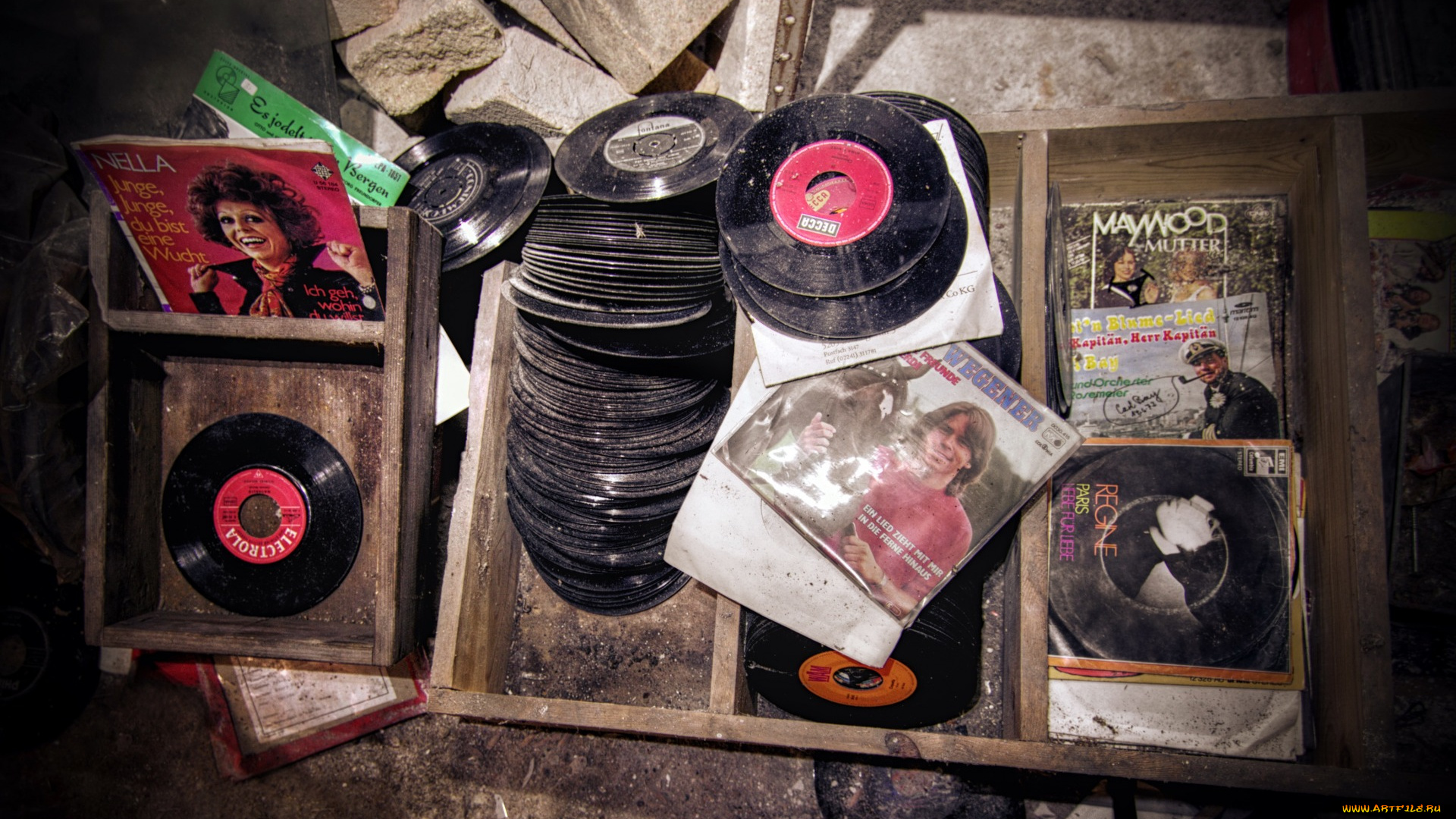 музыка, -другое, пластинка, обложка, ящик