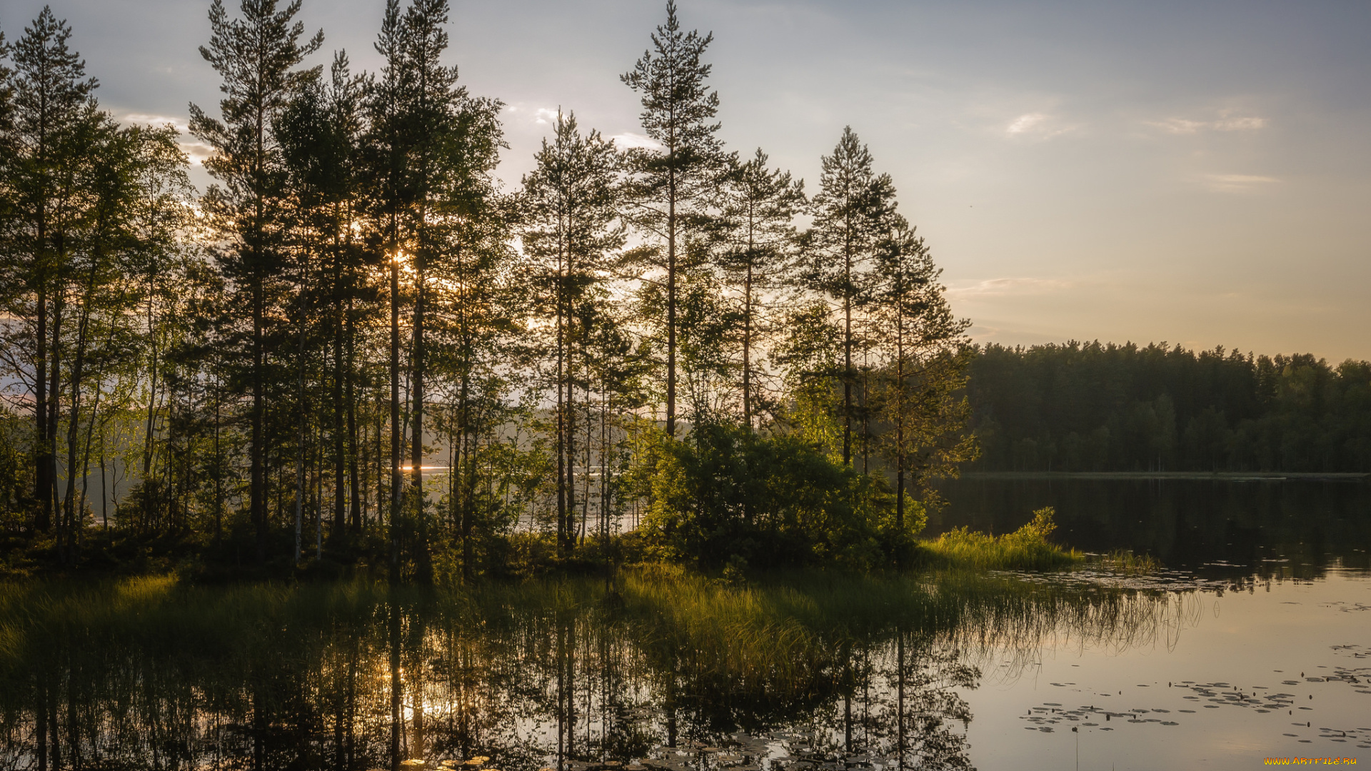 природа, реки, озера, простор