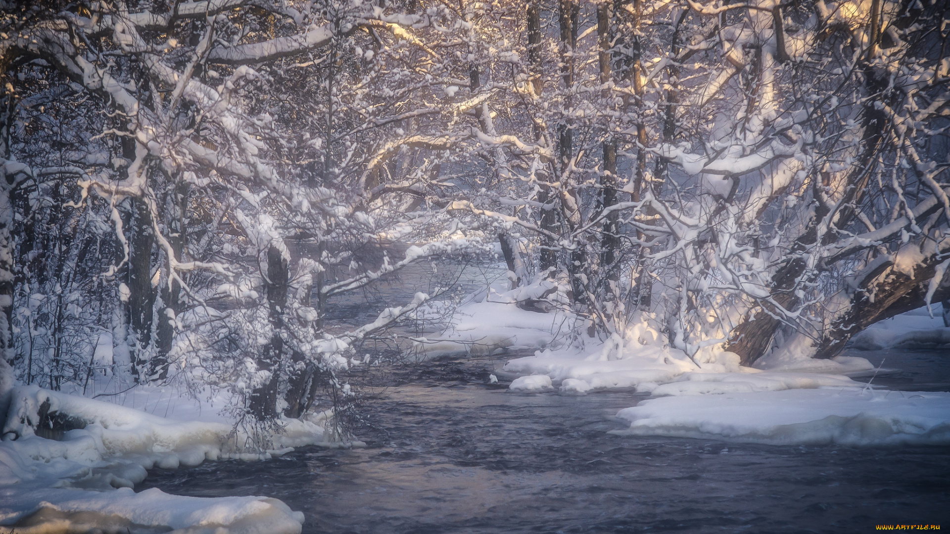 природа, зима, простор