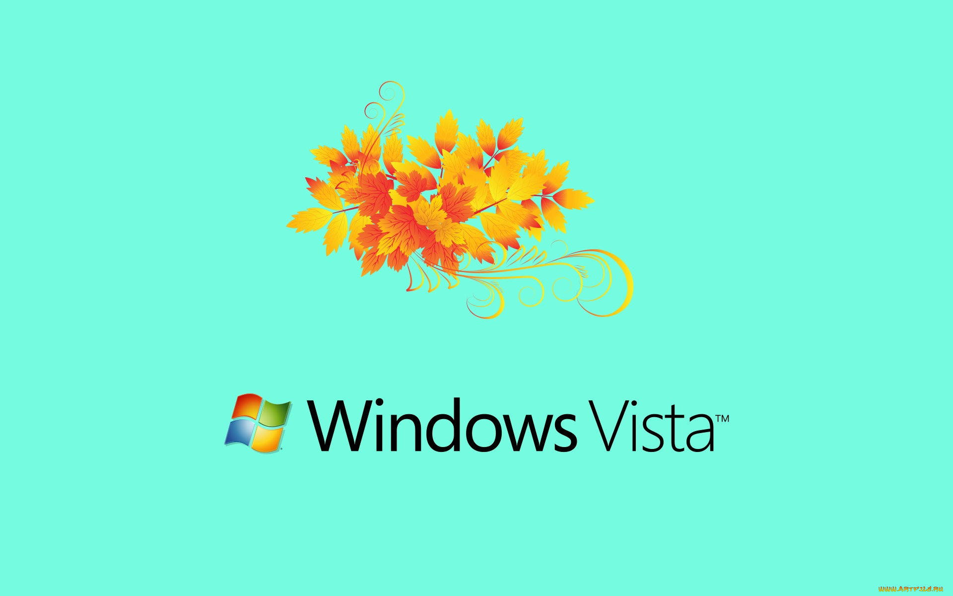 компьютеры, windows, vista, windows, longhorn, фон, логотип