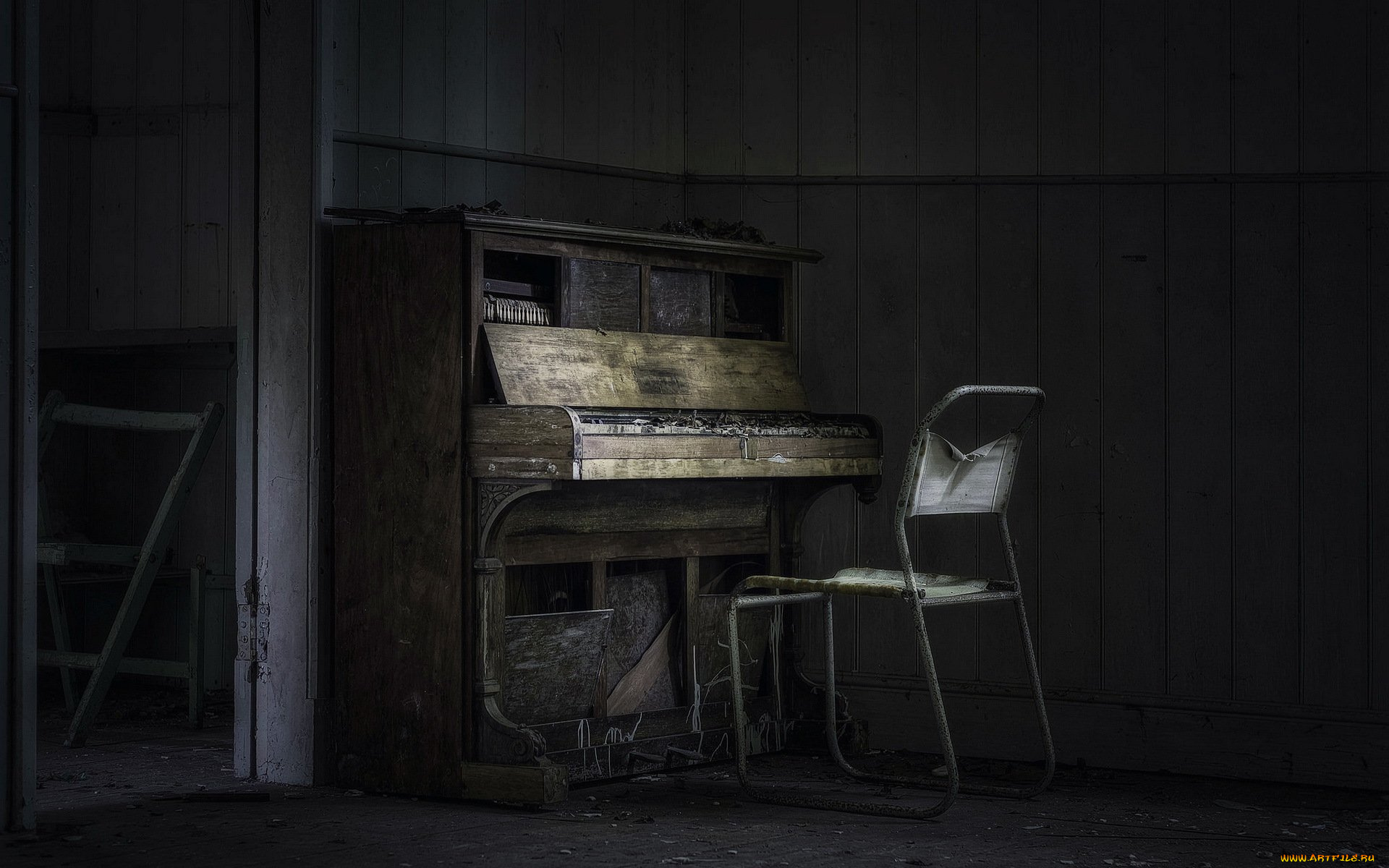 музыка, -музыкальные, инструменты, пианино, стул, помещение