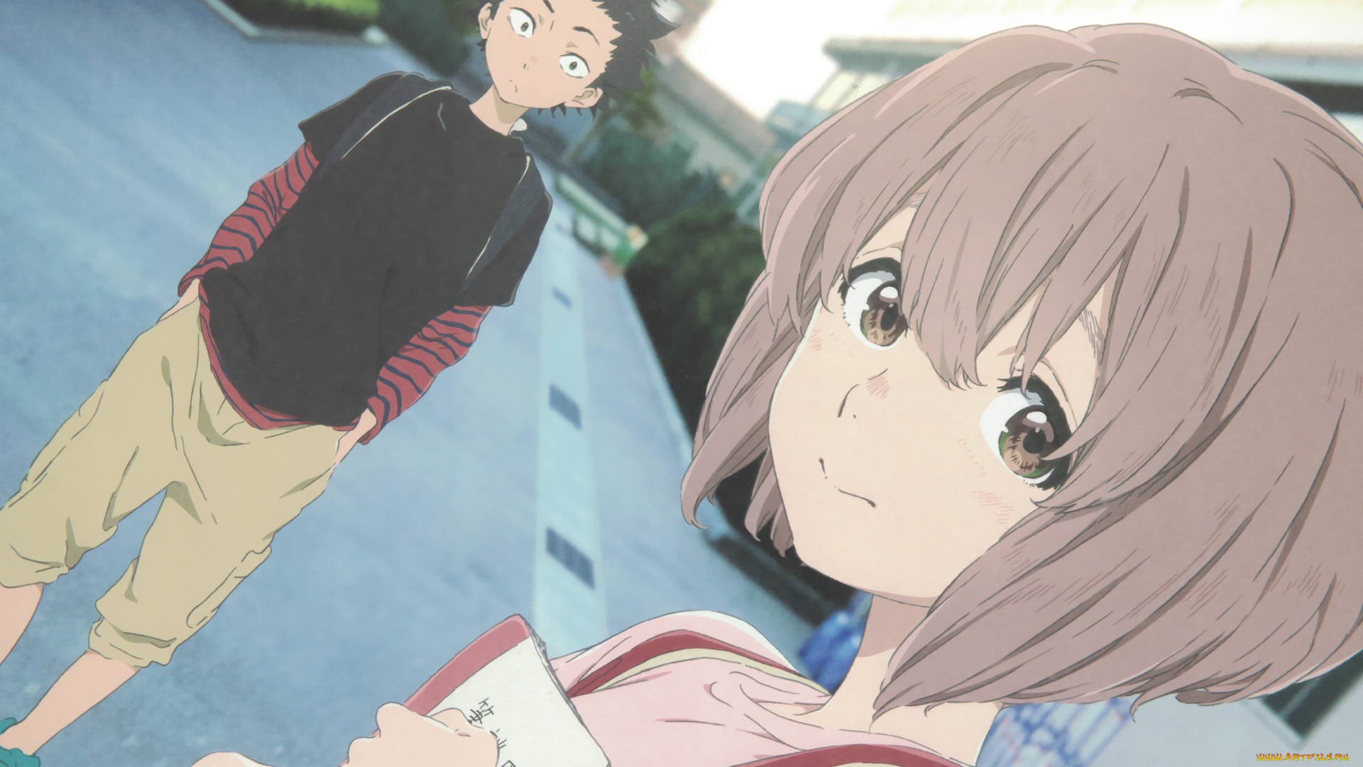 аниме, koe, no, katachi, форма, голоса