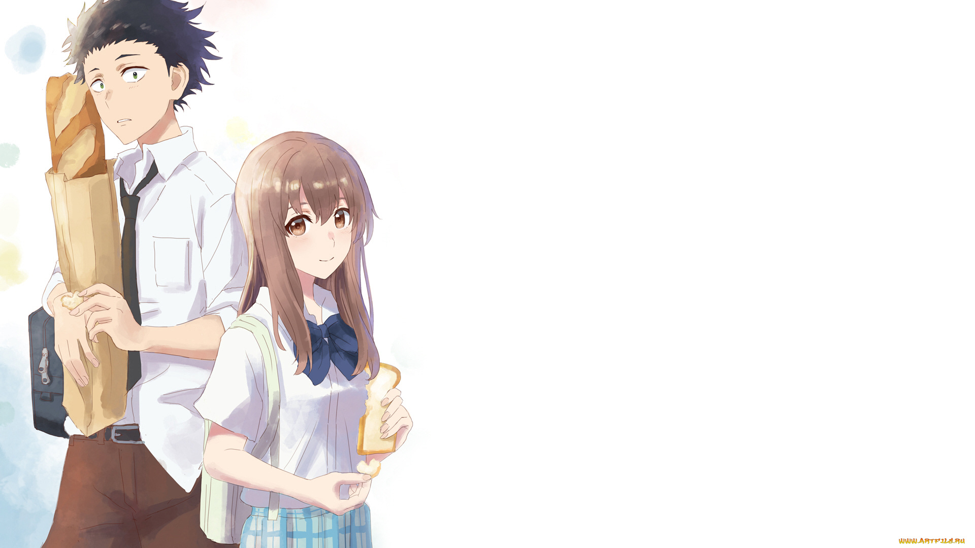 аниме, koe, no, katachi, форма, голоса