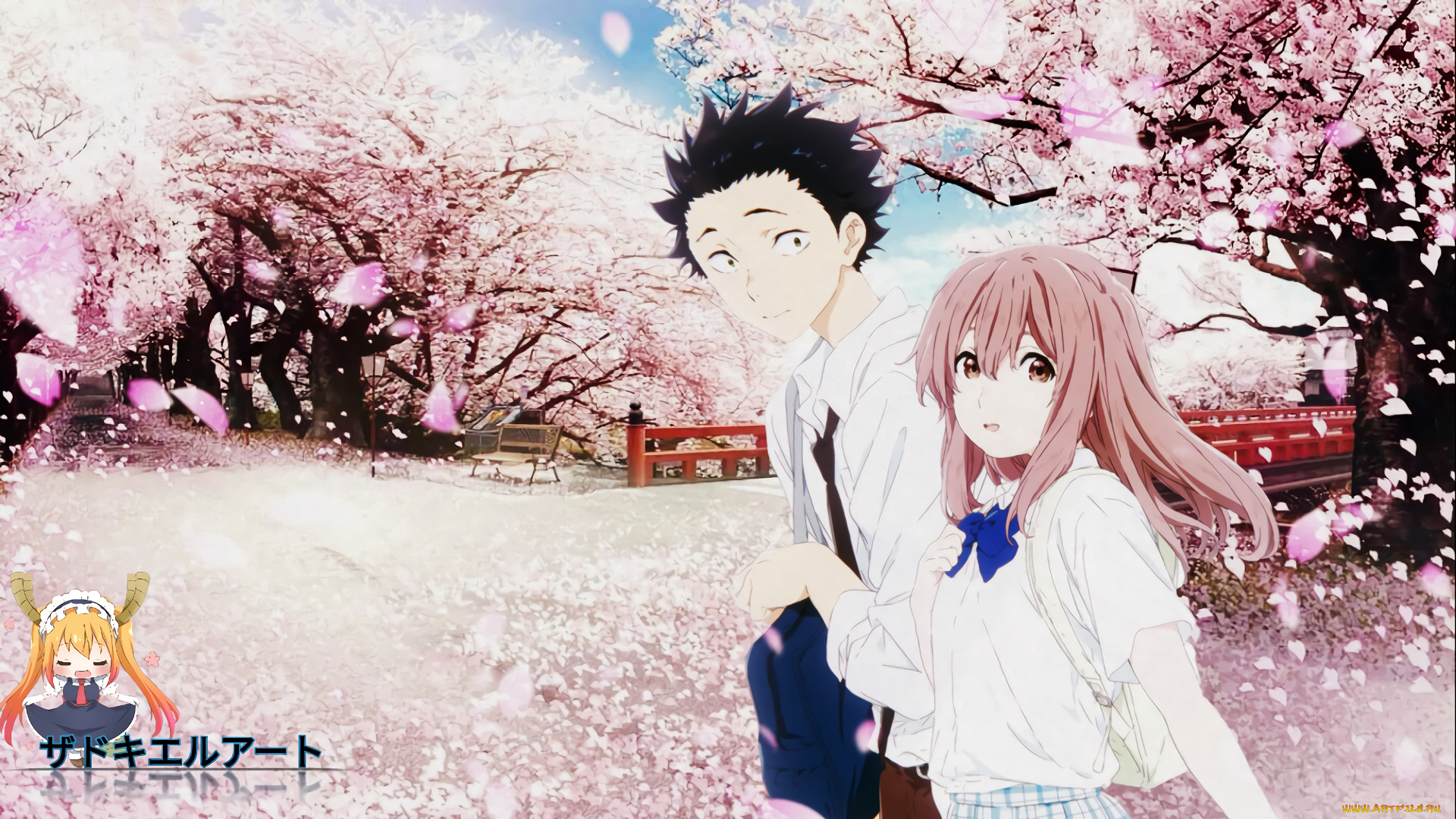 аниме, koe, no, katachi, форма, голоса