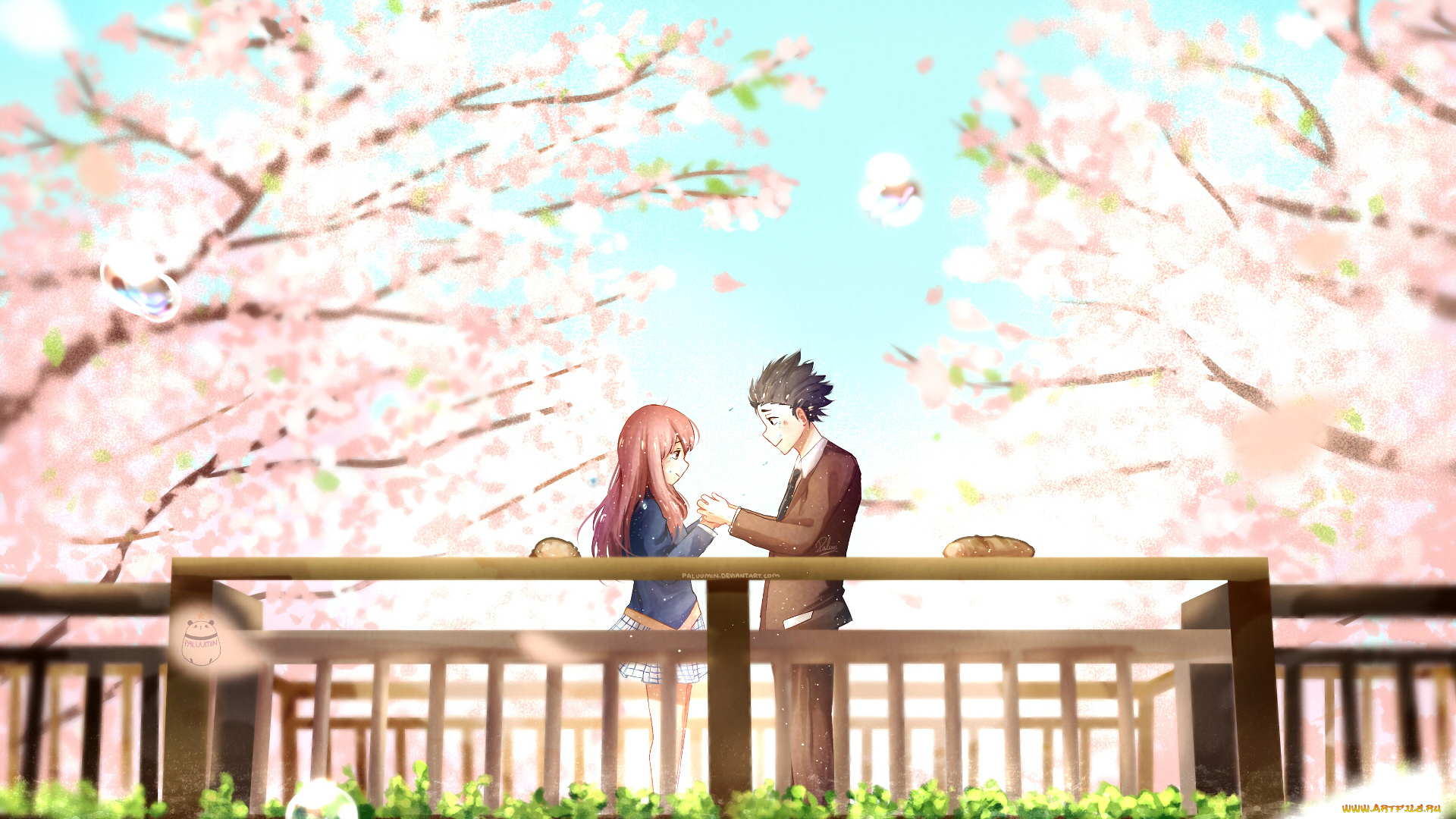 аниме, koe, no, katachi, форма, голоса