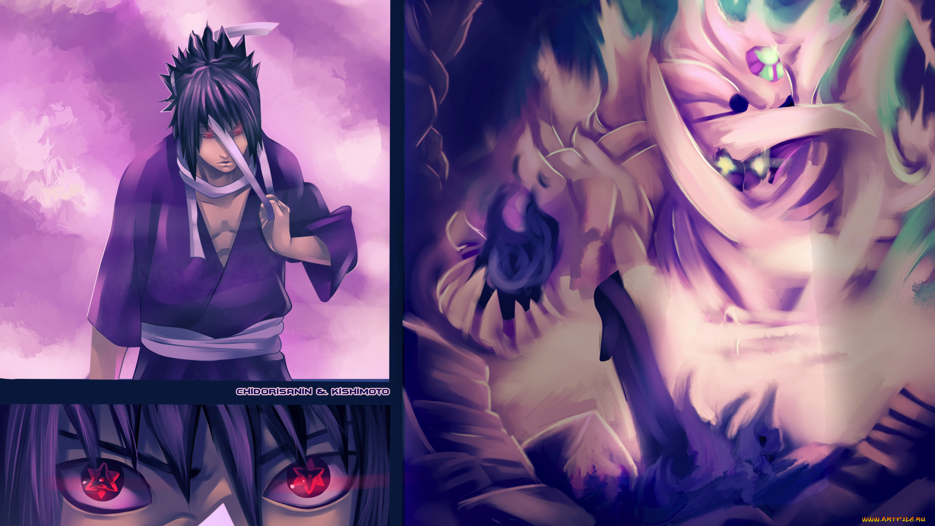 аниме, naruto, шиппуден, саске, учиха, сусано, манга, наруто