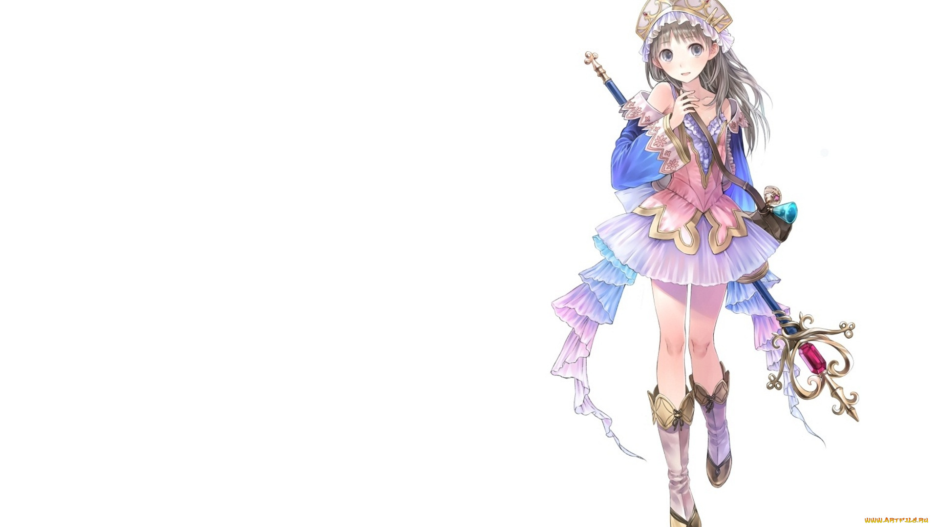 atelier, totori, , the, adventurer, of, arland, аниме, unknown, , другое, , девочка, наряд, посох