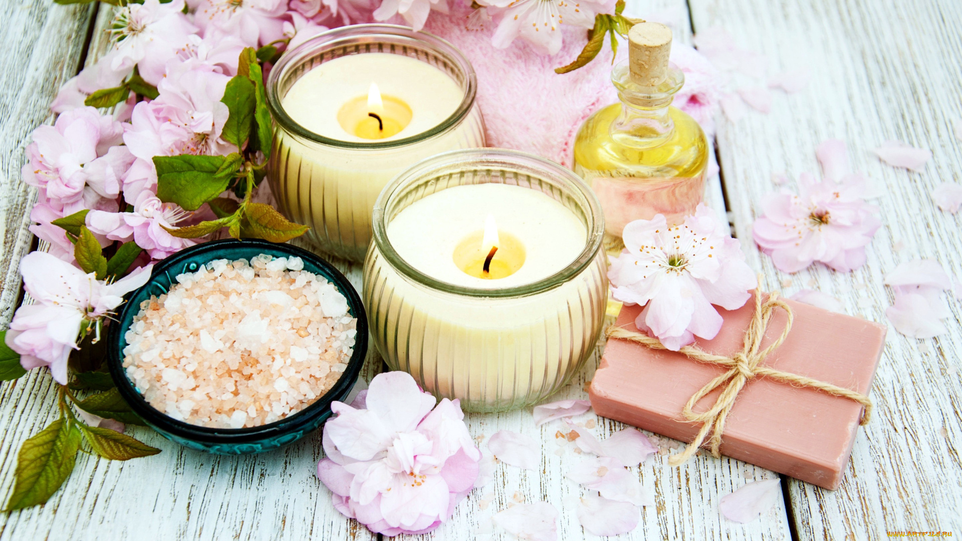 разное, свечи, огоньки, соль