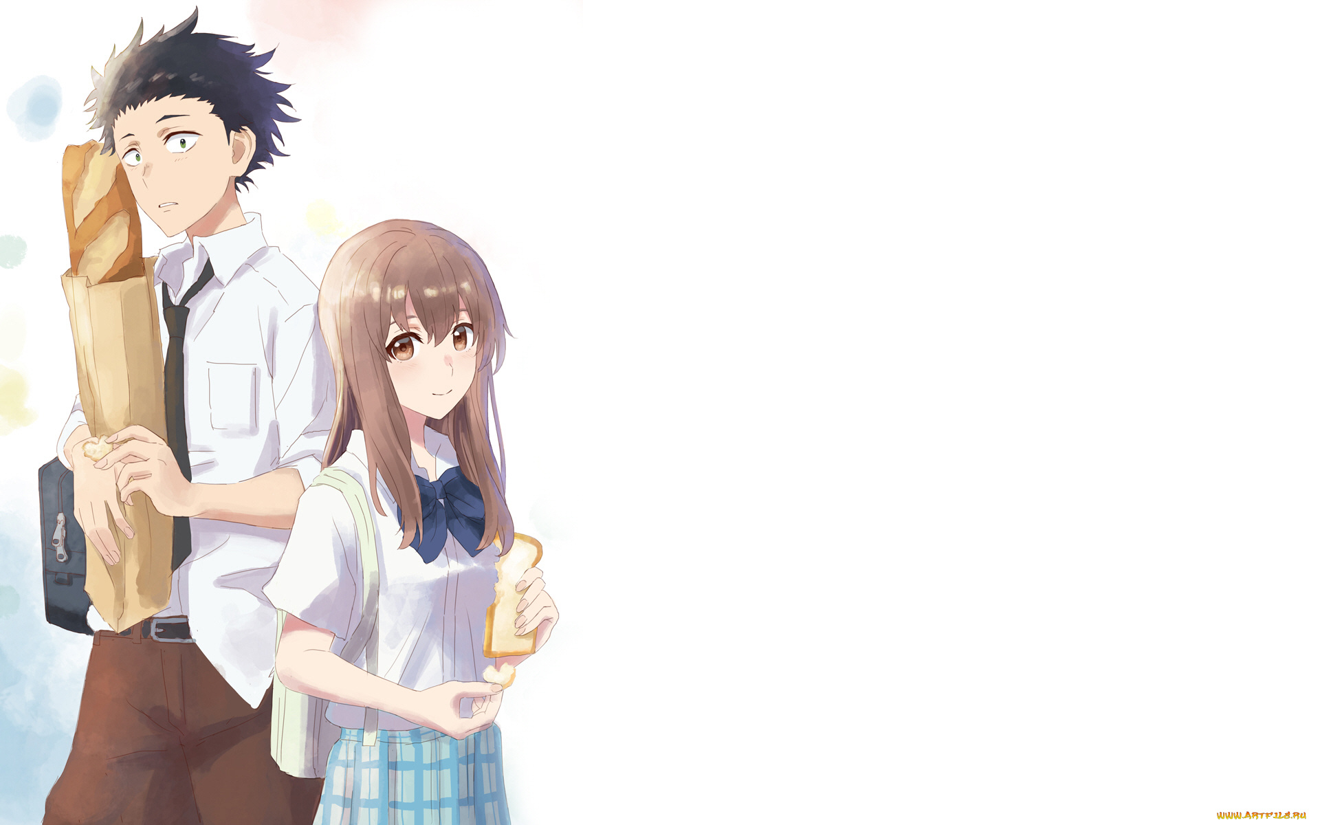 аниме, koe, no, katachi, форма, голоса