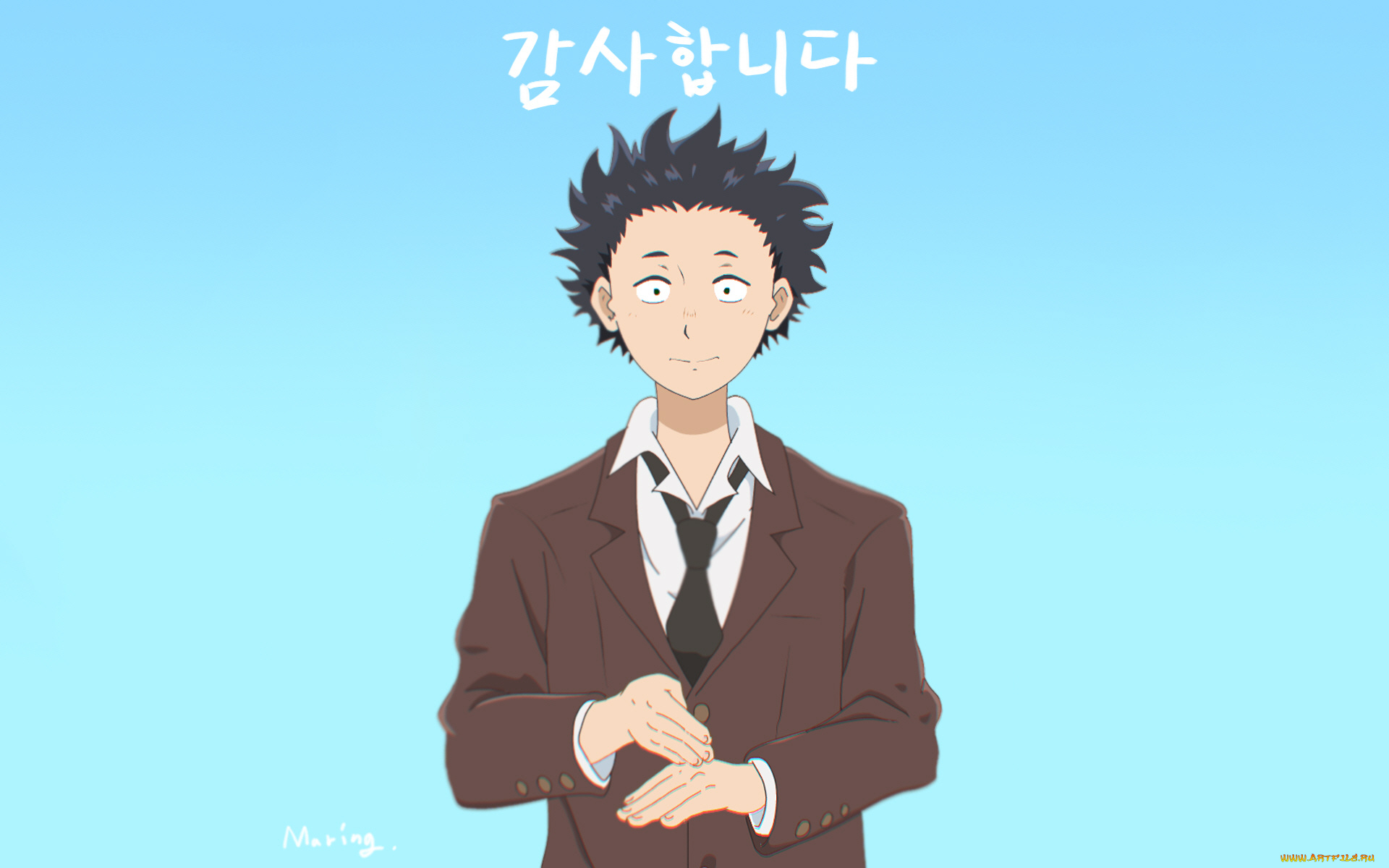 аниме, koe, no, katachi, форма, голоса