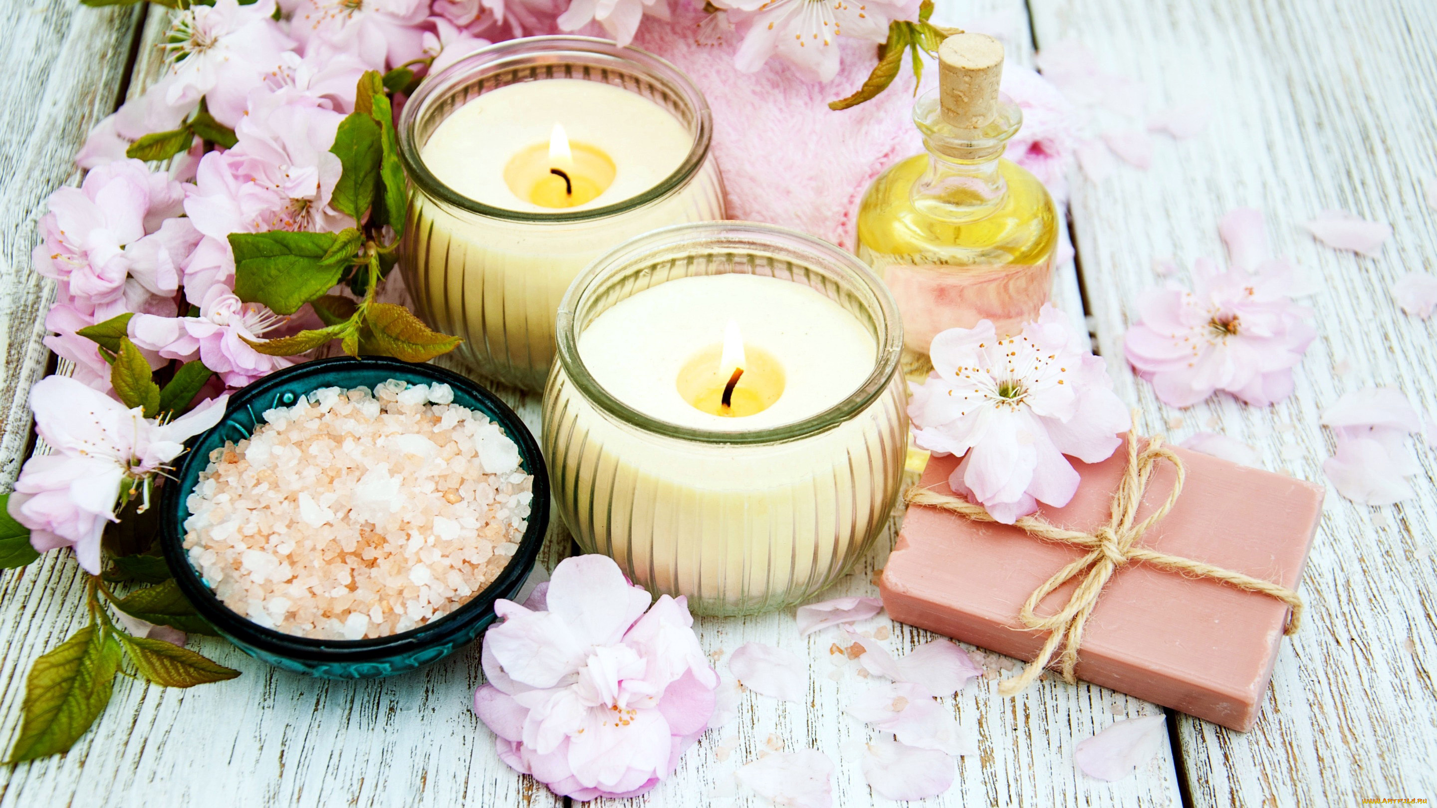 разное, свечи, огоньки, соль