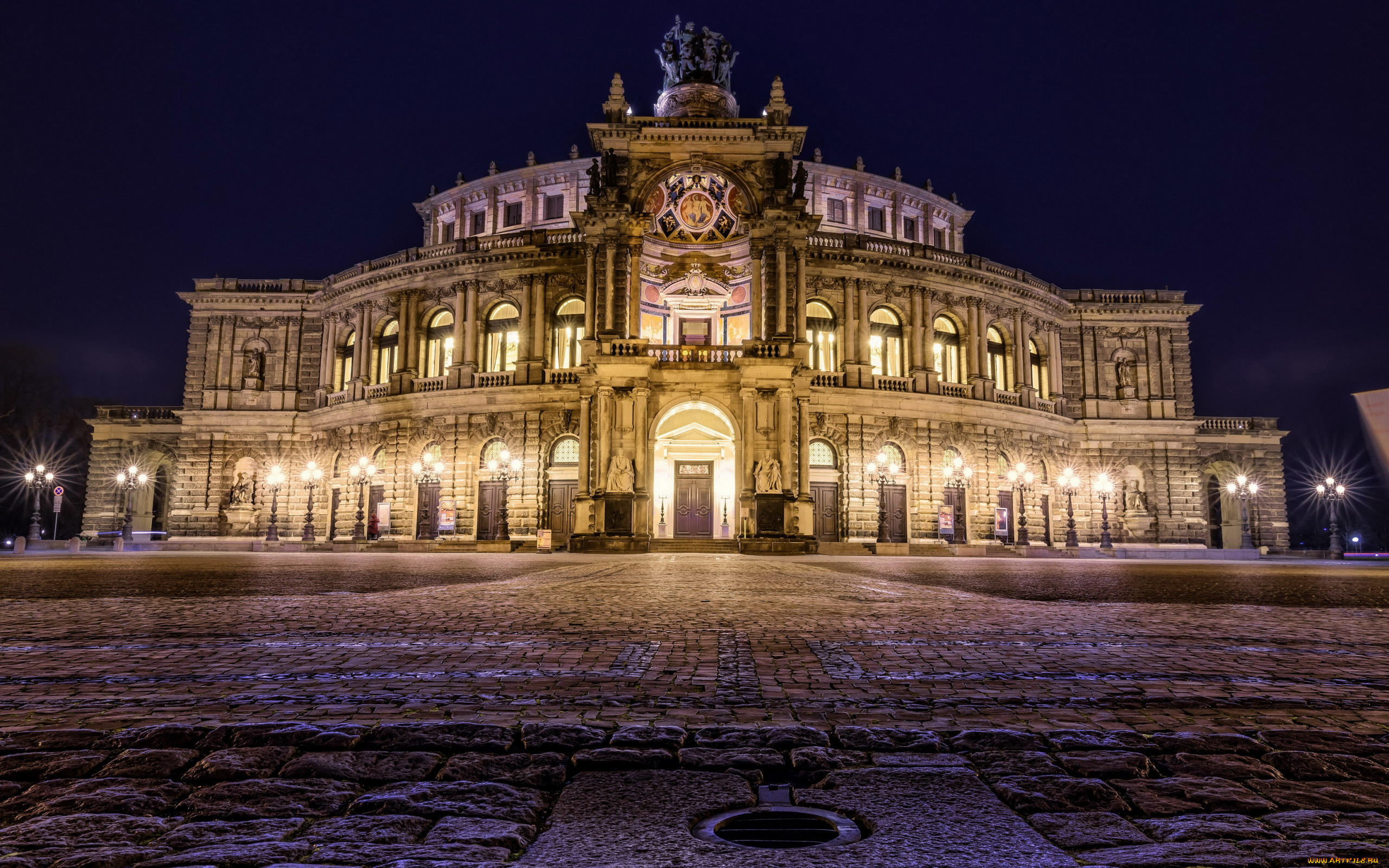semperoper, saxon, state, opera, города, дрезден, , германия, saxon, state, opera