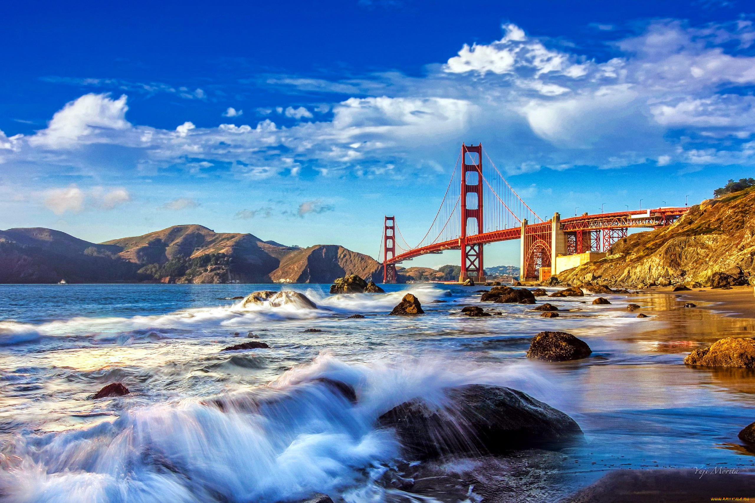 города, сан-франциско, , сша, golden, gate, bridge