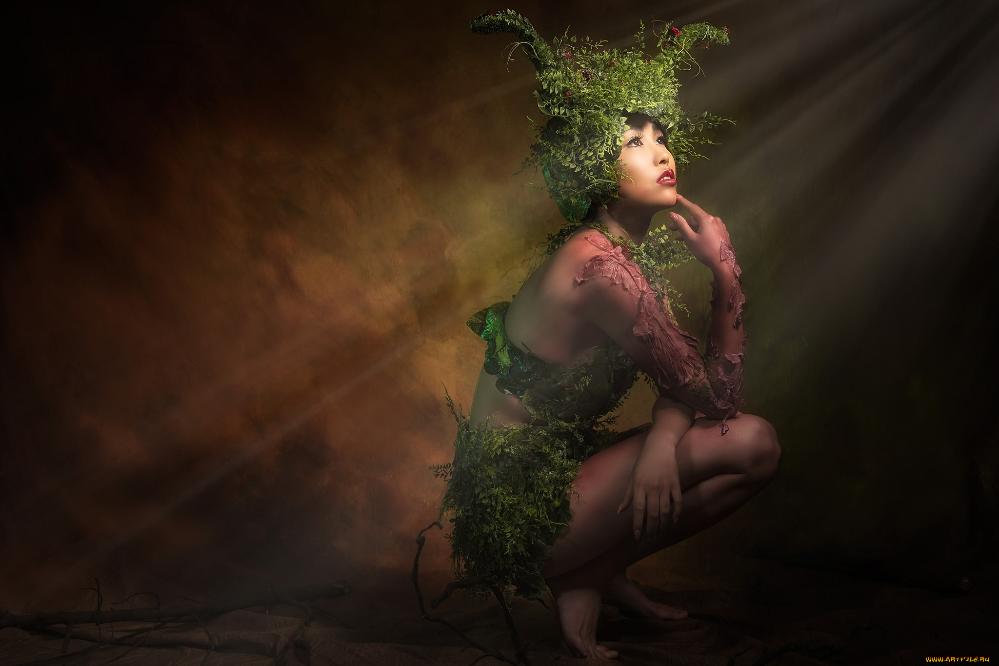 девушки, -, креатив, , косплей, азиатка, креатив