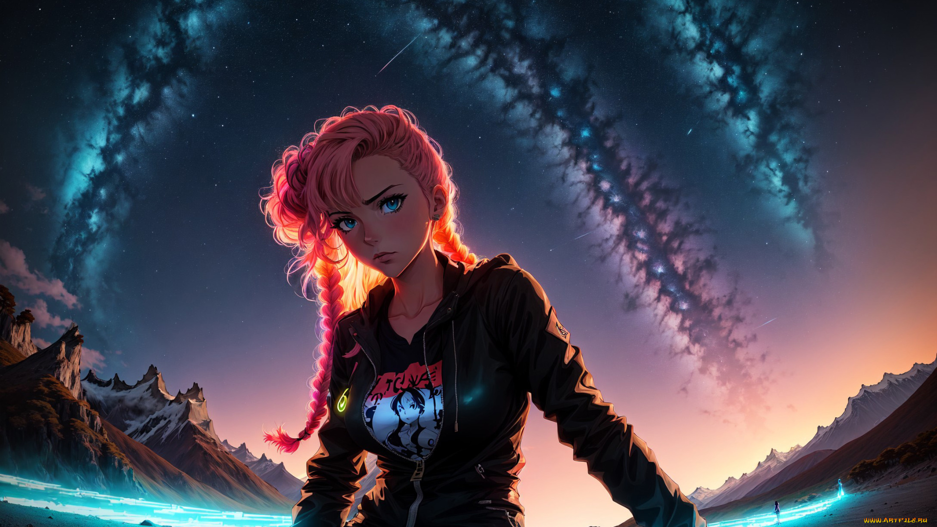 аниме, пейзажи, , природа, нейросети, графика, нейроарт, ai, art, нейронные, сети, рисунки, нейро, искусство