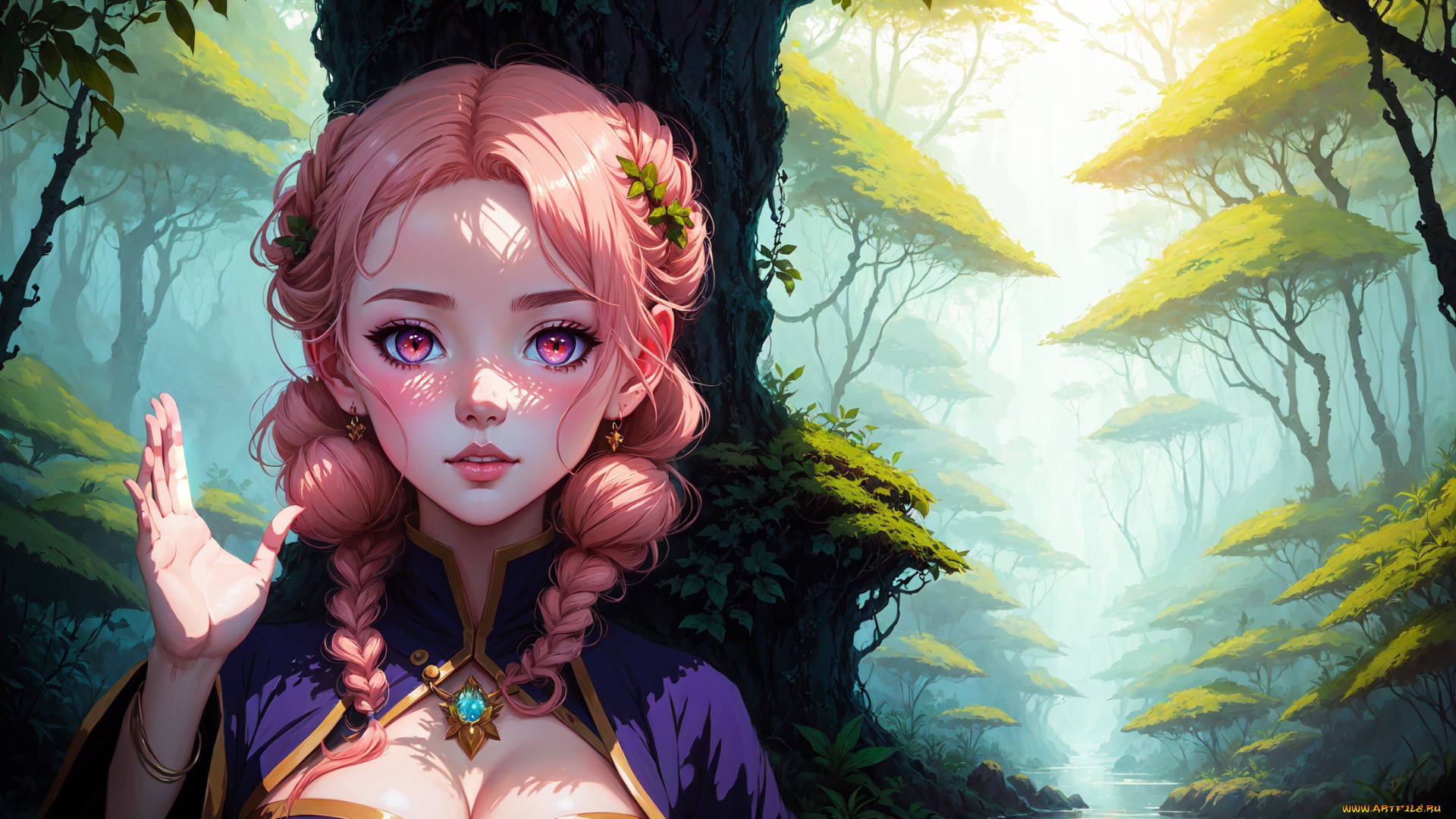 аниме, пейзажи, , природа, нейросети, графика, нейроарт, ai, art, нейронные, сети, рисунки, нейро, искусство