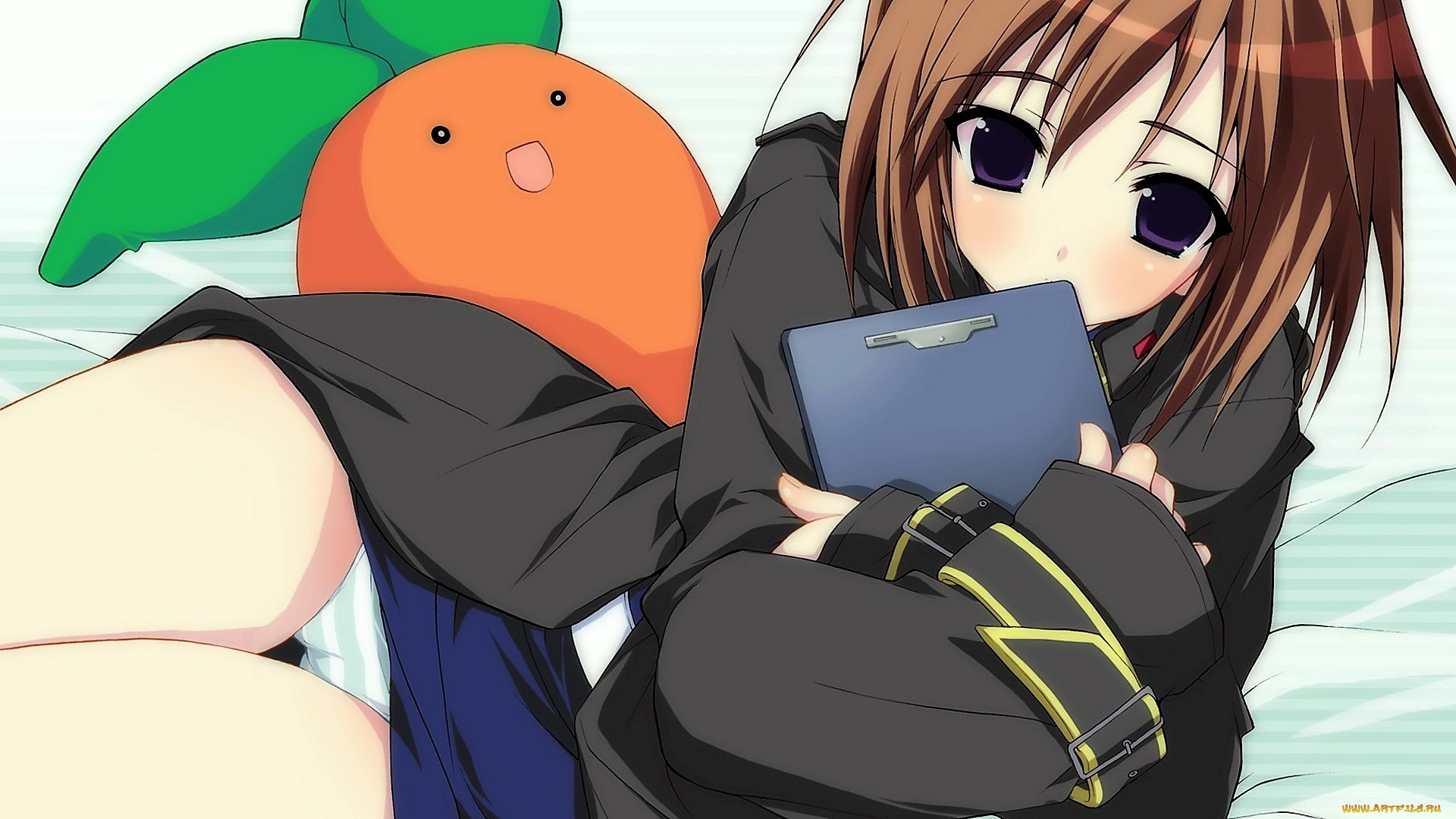 аниме, unknown, , другое, , девочка, планшет