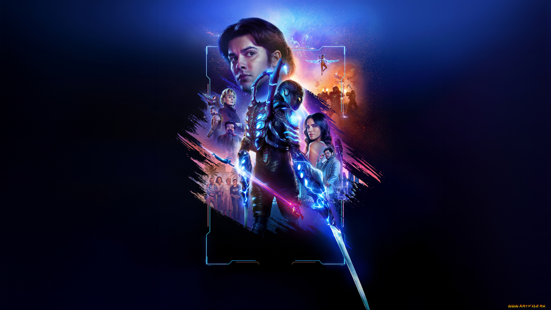 blue, beetle, , , 2023, , кино, фильмы, blue, beetle, синий, жук, фантастика, боевик, триллер, susan, sarandon, becky, g