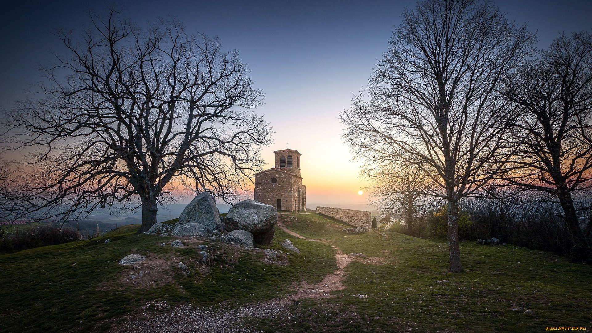 church, brittany, france, города, -, католические, соборы, , костелы, , аббатства