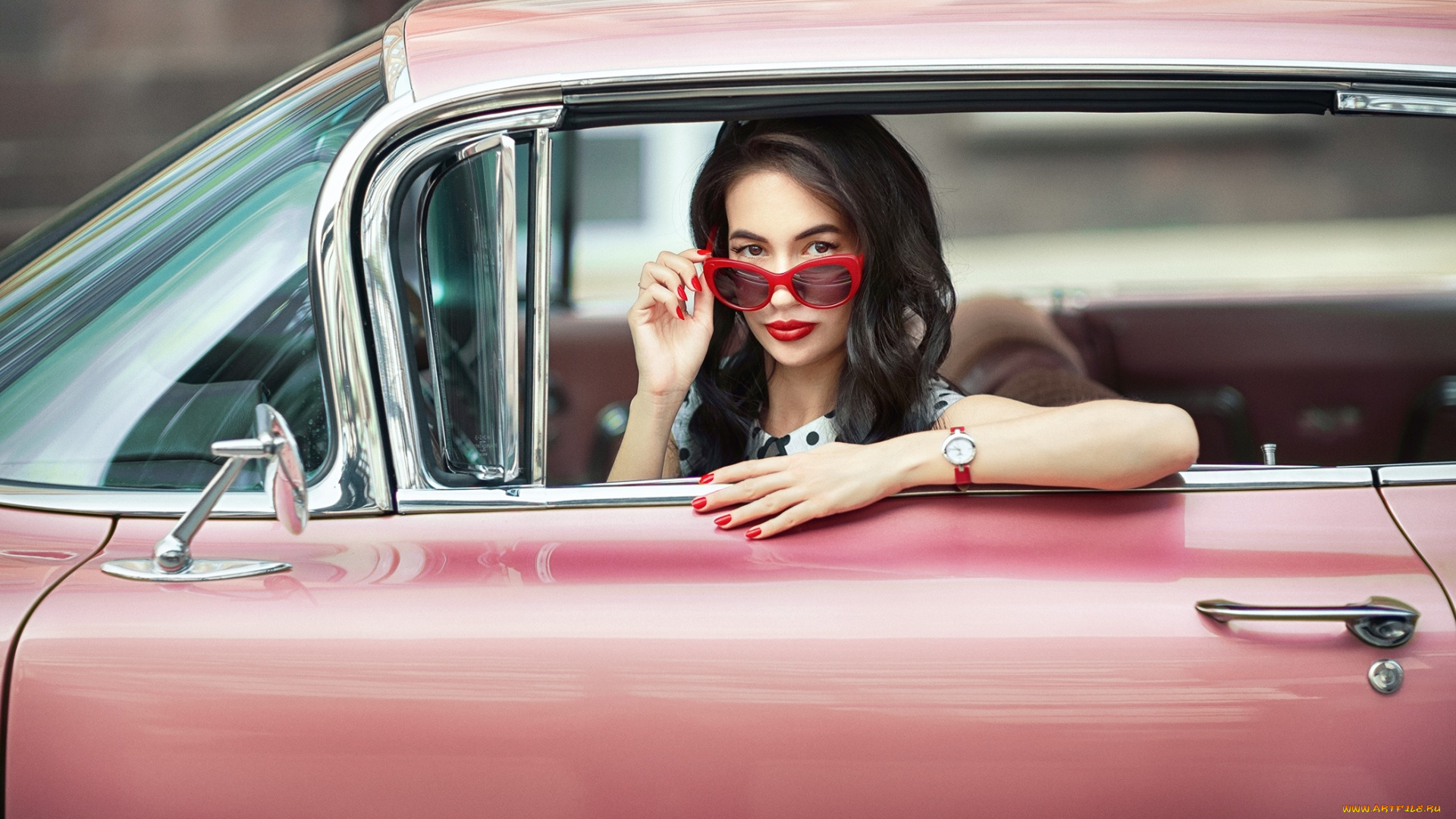 девушки, -, брюнетки, , шатенки, брюнетка, очки, часы