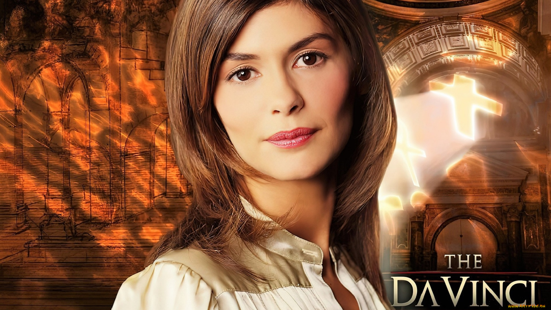 кино, фильмы, the, da, vinci, code, девушка, храм