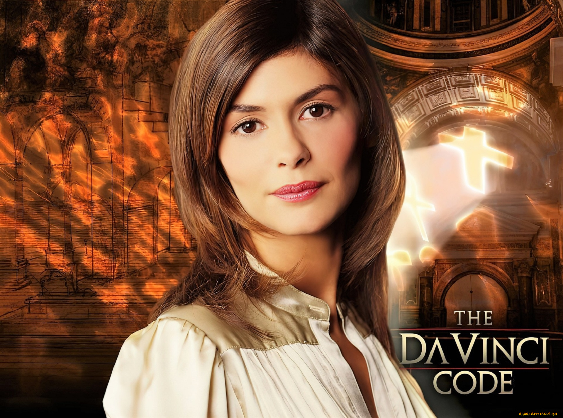 кино, фильмы, the, da, vinci, code, девушка, храм